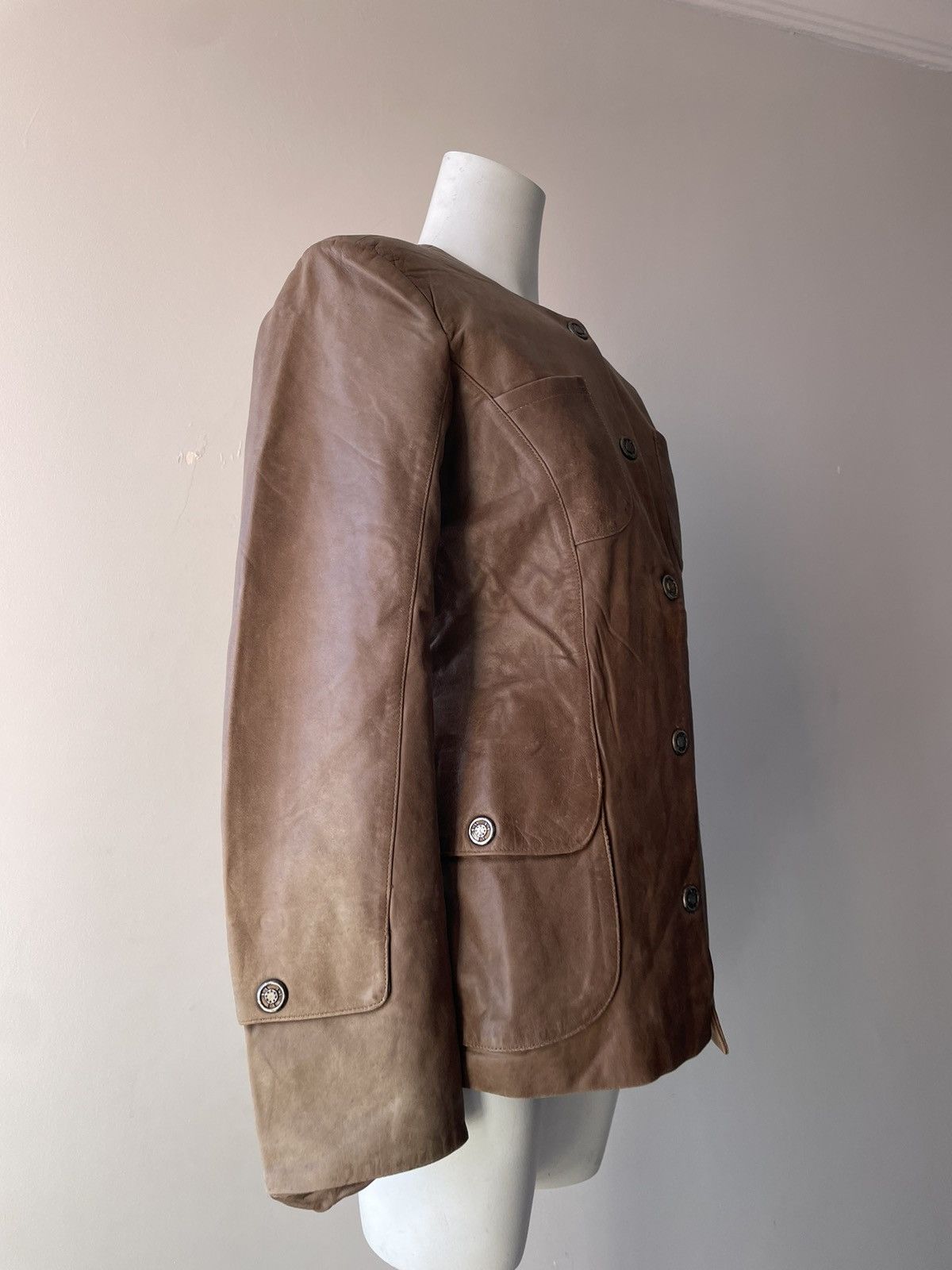 Vintage Vintage leather jacket Size L / US 10 / IT 46 - 13 Thumbnail
