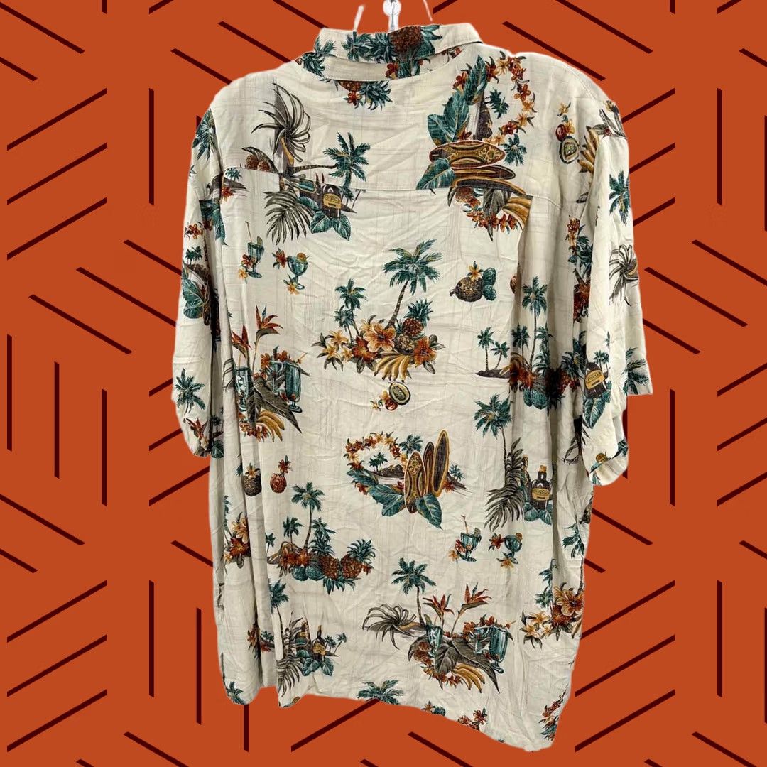 Vintage Batik Bay Ivory XXL Men's Button Down Pre-Owned Size US XXL / EU 58 / 5 - 1 Thumbnail