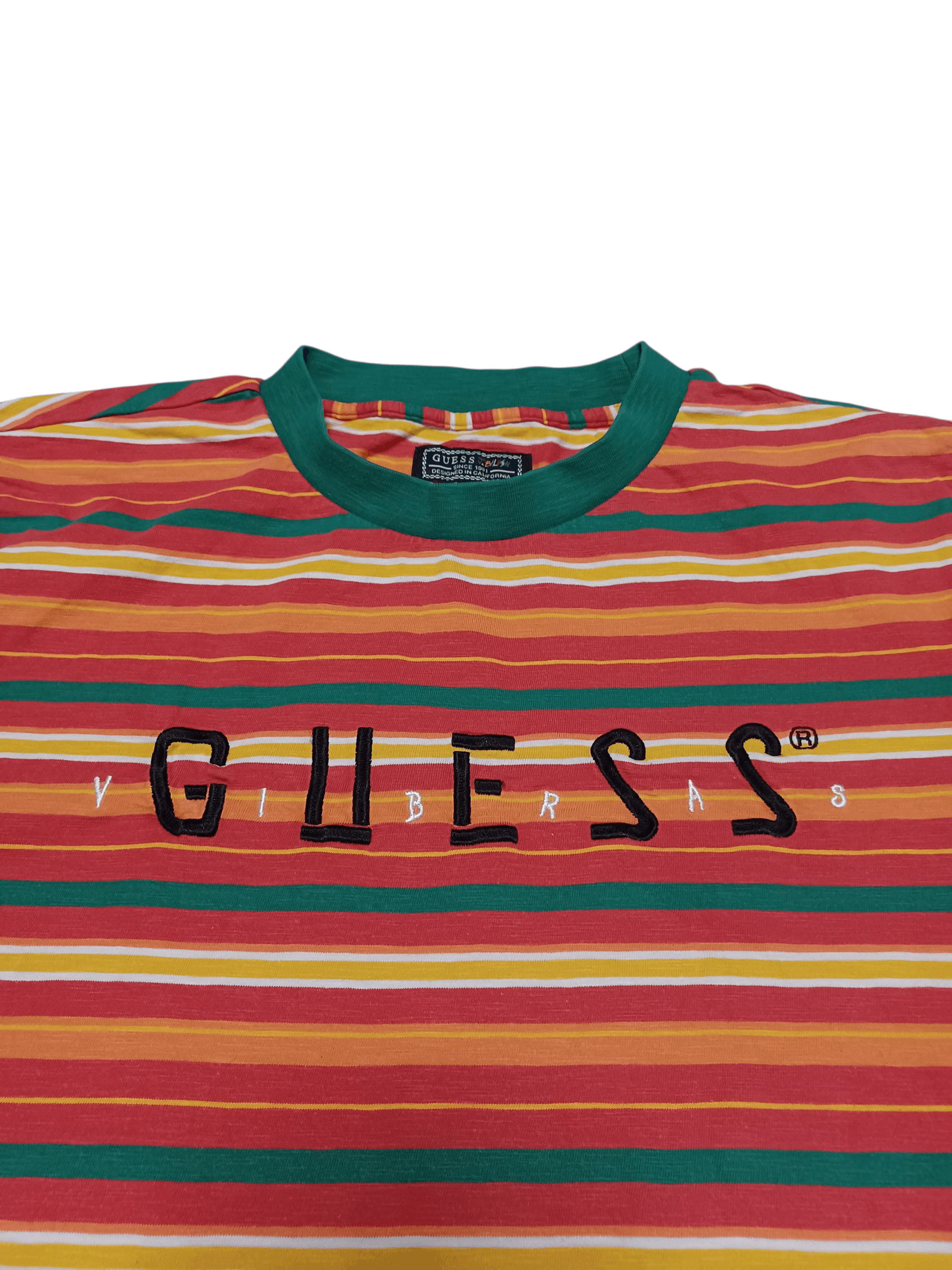 Guess × J Balvin GUESS X J BALVIN VIBRAS FIRE DESIGNER LUXURY STREETWEAR TEE Size US M / EU 48-50 / 2 - 2 Thumbnail