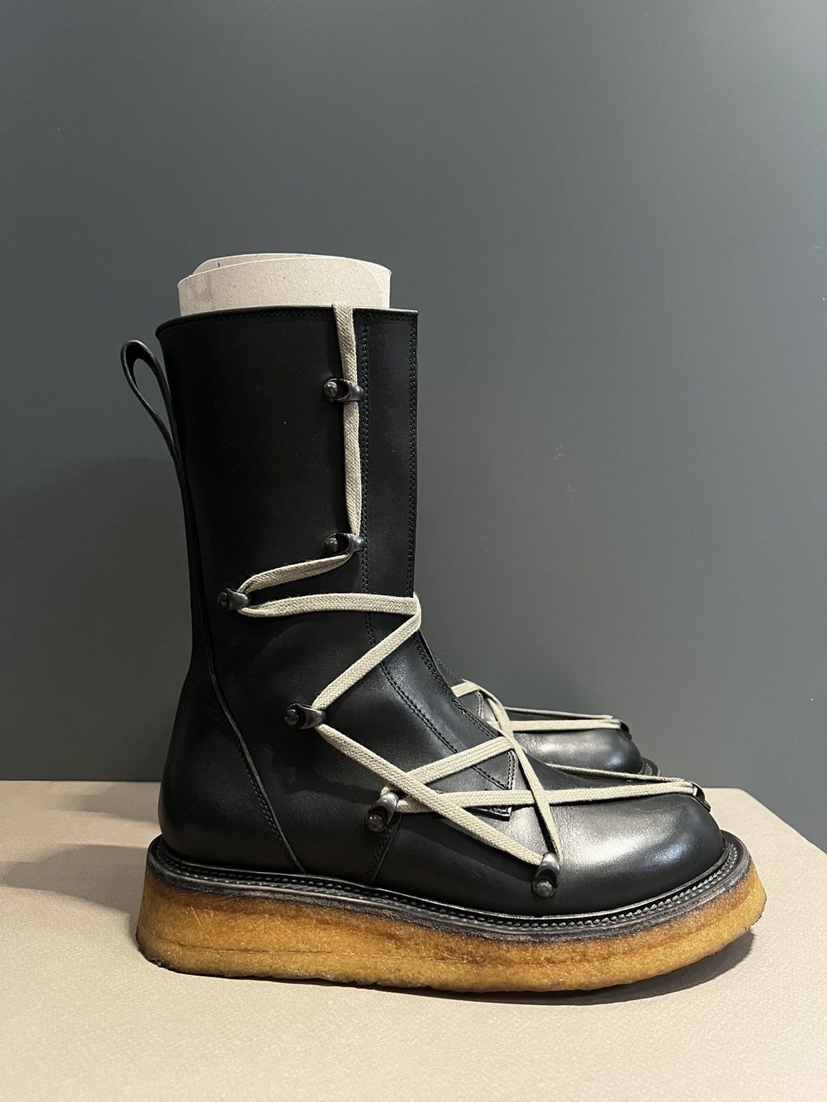 Rick Owens Rick Owens FW17 Glitter Pentagram Creeper boots sz39.5 Size US 6.5 / EU 39-40 - 4 Thumbnail