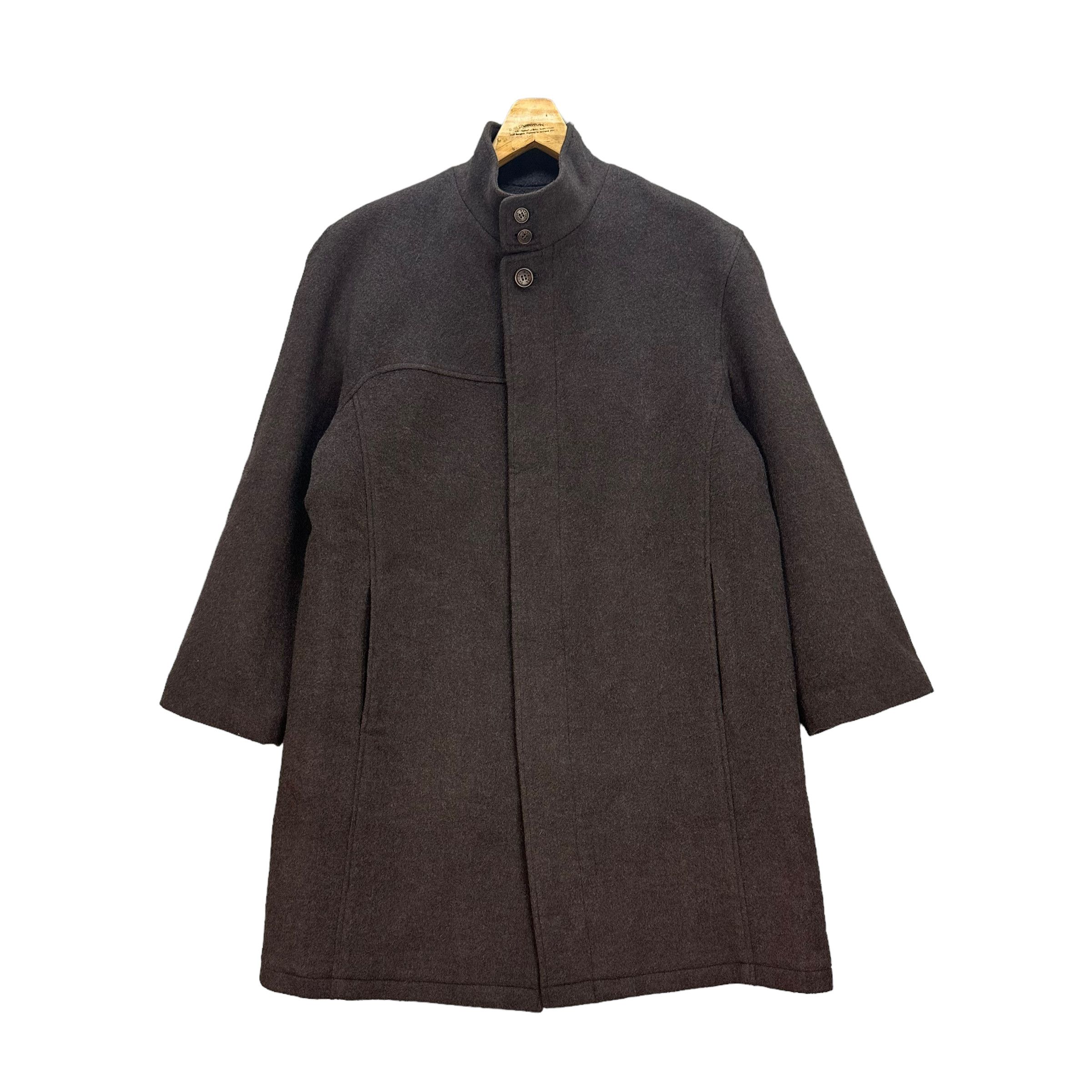 Japanese Brand RYKIEL HOMME WOOL COAT #7846-182 Size US M / EU 48-50 / 2 - 2 Thumbnail