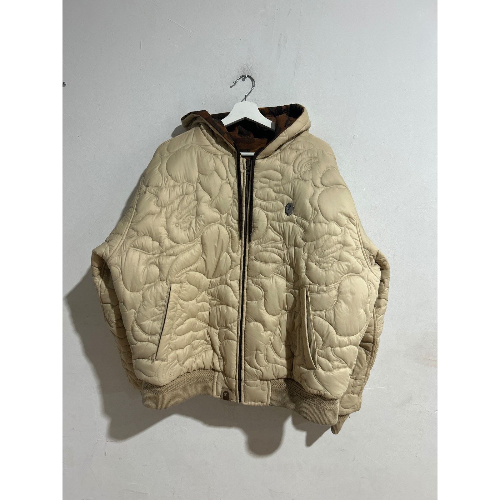 Bape BAPE SOLID 1ST CAMO REVERSIBLE WORK JACKET SIZE XL PREOWNED Size US XL / EU 56 / 4 - 7 Thumbnail