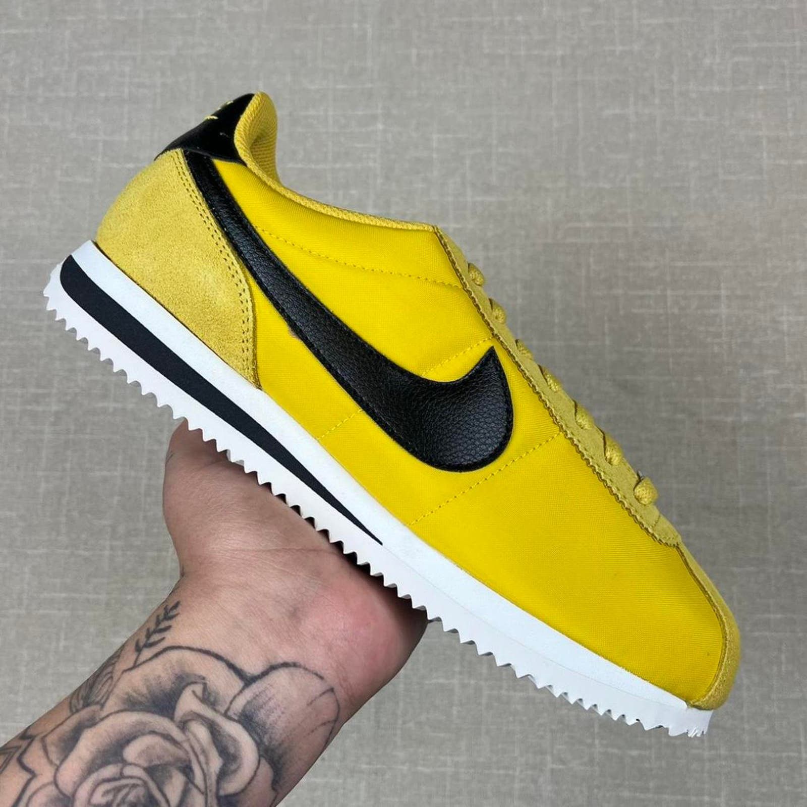 image of Nike Cortez “Kill Bill" Shoes in Yellow, Women's (Size 10.5)