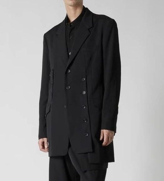 Yohji Yamamoto SS25 Light Deconstructed Jacket Buttons Details L Size US L / EU 52-54 / 3 - 2 Thumbnail