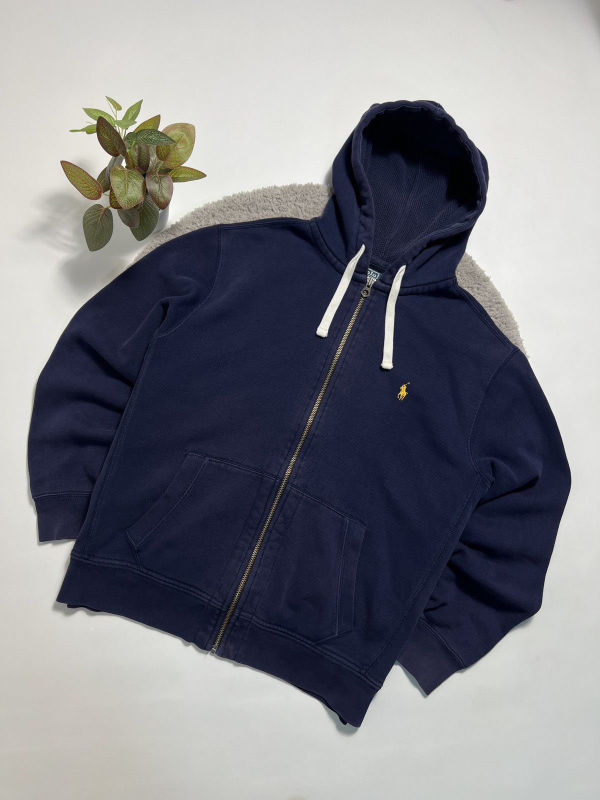Polo Ralph Lauren Vintage Polo Ralph Lauren Zip UP Hoodie Size US XL / EU 56 / 4 - 2 Thumbnail
