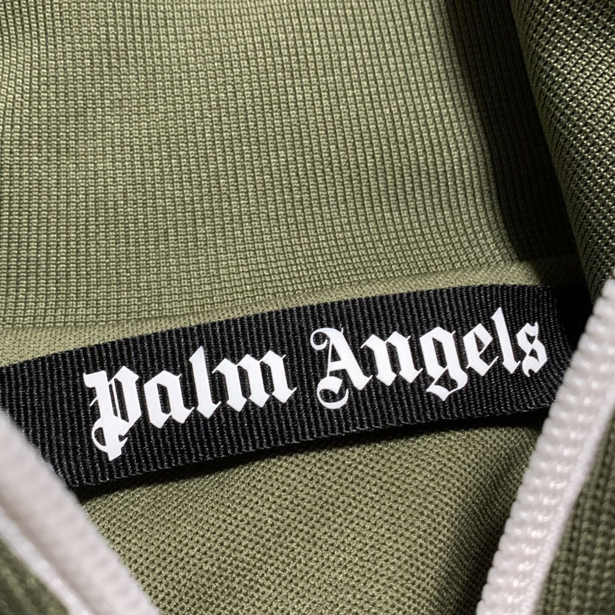 Palm Angels Palm Angels Large Track Jacket Classic Khaki Green Jacket Size US L / EU 52-54 / 3 - 6 Thumbnail