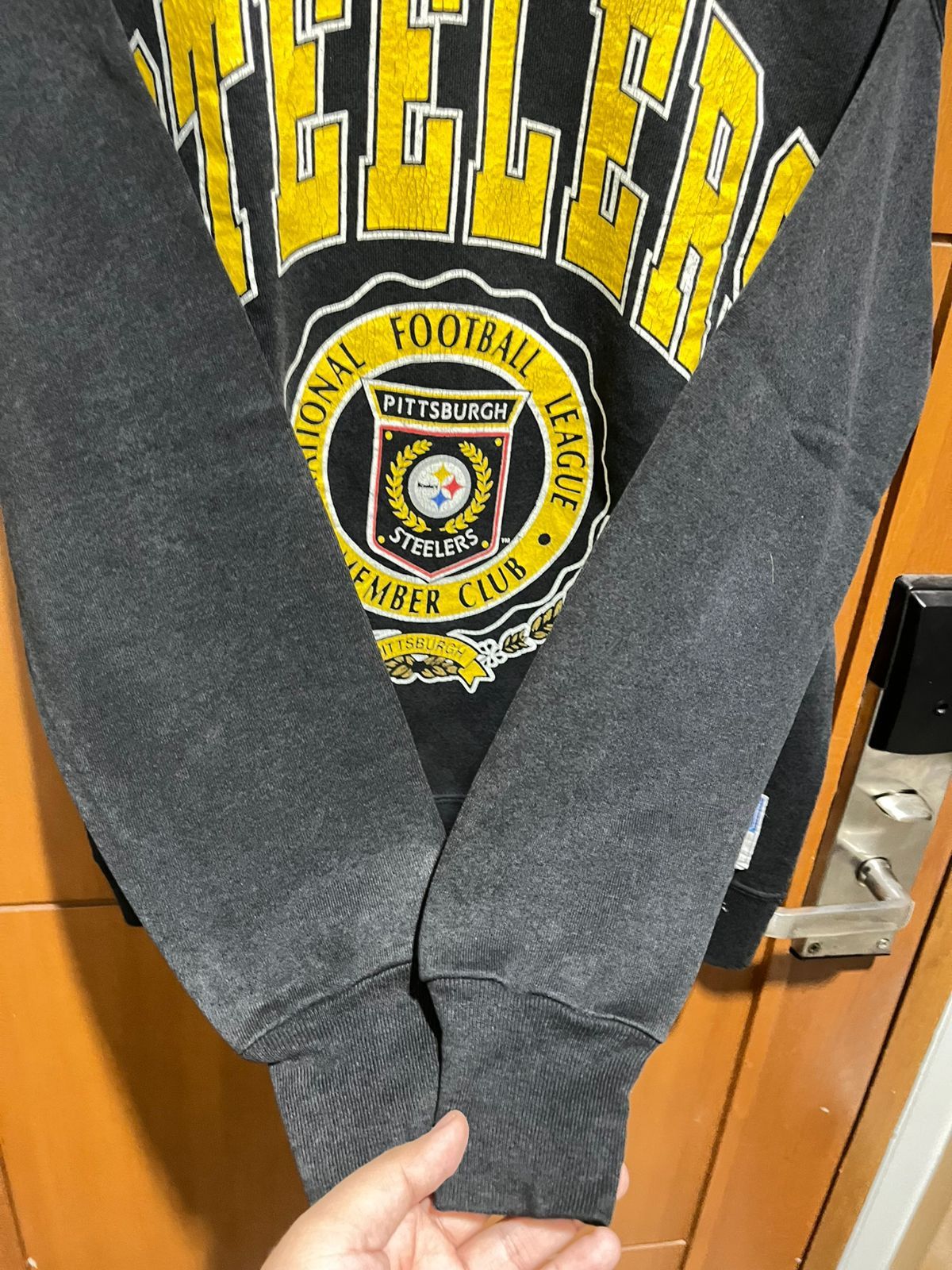 Nutmeg VTG PITTSBURGH STEELERS SWEATSHIRTS MADE IN USA Size US L / EU 52-54 / 3 - 8 Thumbnail