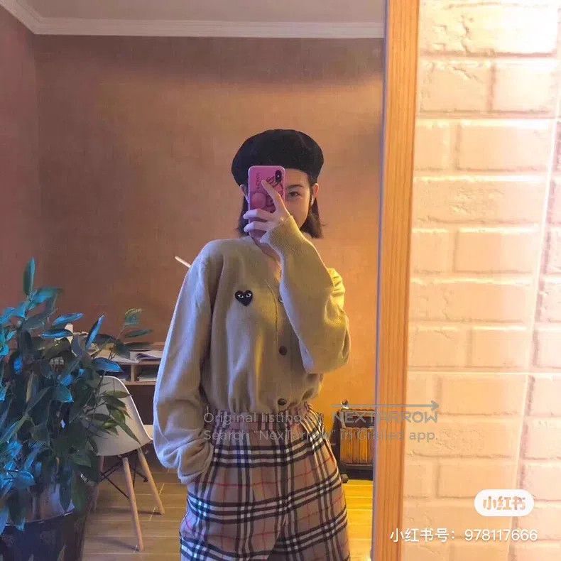 Comme des Garcons Comme Des Garcons Khaki V-neck cardigan Size S / US 4 / IT 40 - 5 Thumbnail