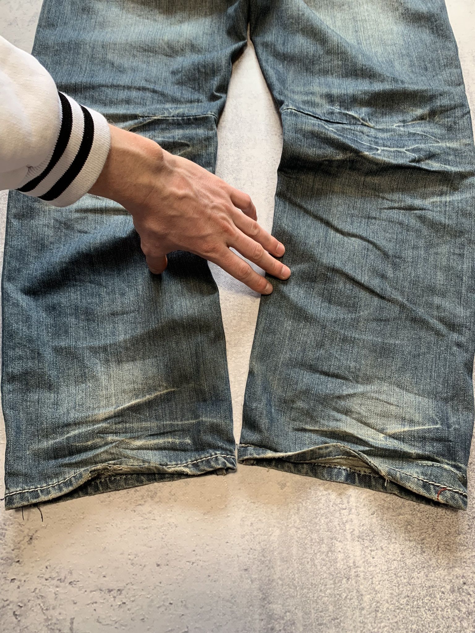Ed Hardy Vintage Ed Hardy Jeans by Christian Audigier Denim Pants Y2K Size US 34 / EU 50 - 8 Thumbnail