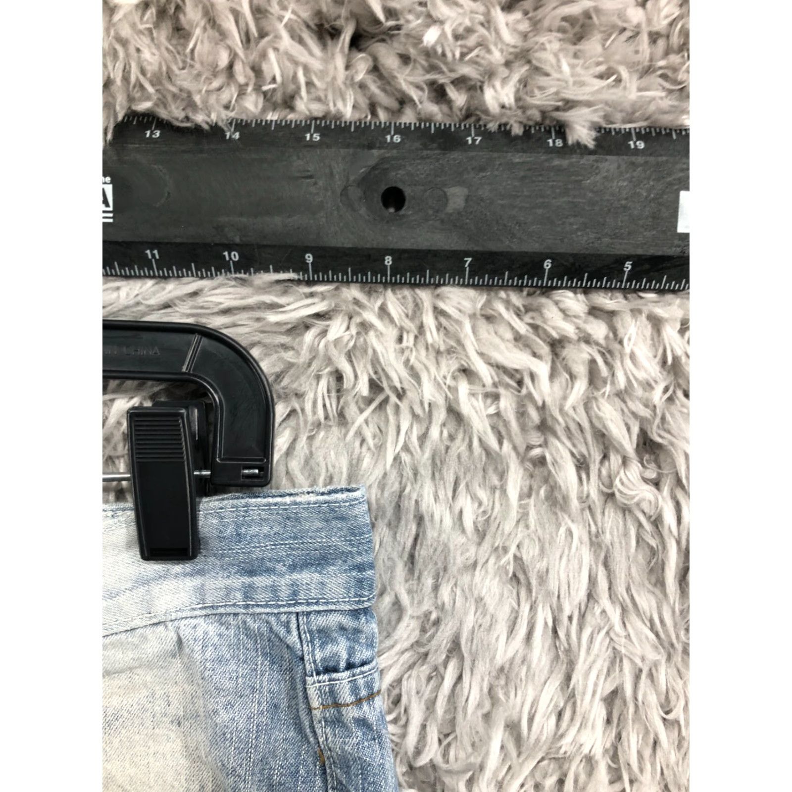 Vintage V-S-X Jeans Size 32 Mens Mid Rise Straight Medium Acid Wash Blue | Denim | 5-Pocket Design | Belt Loops | Regular Fit Size US 32 / EU 48 - 2 Thumbnail