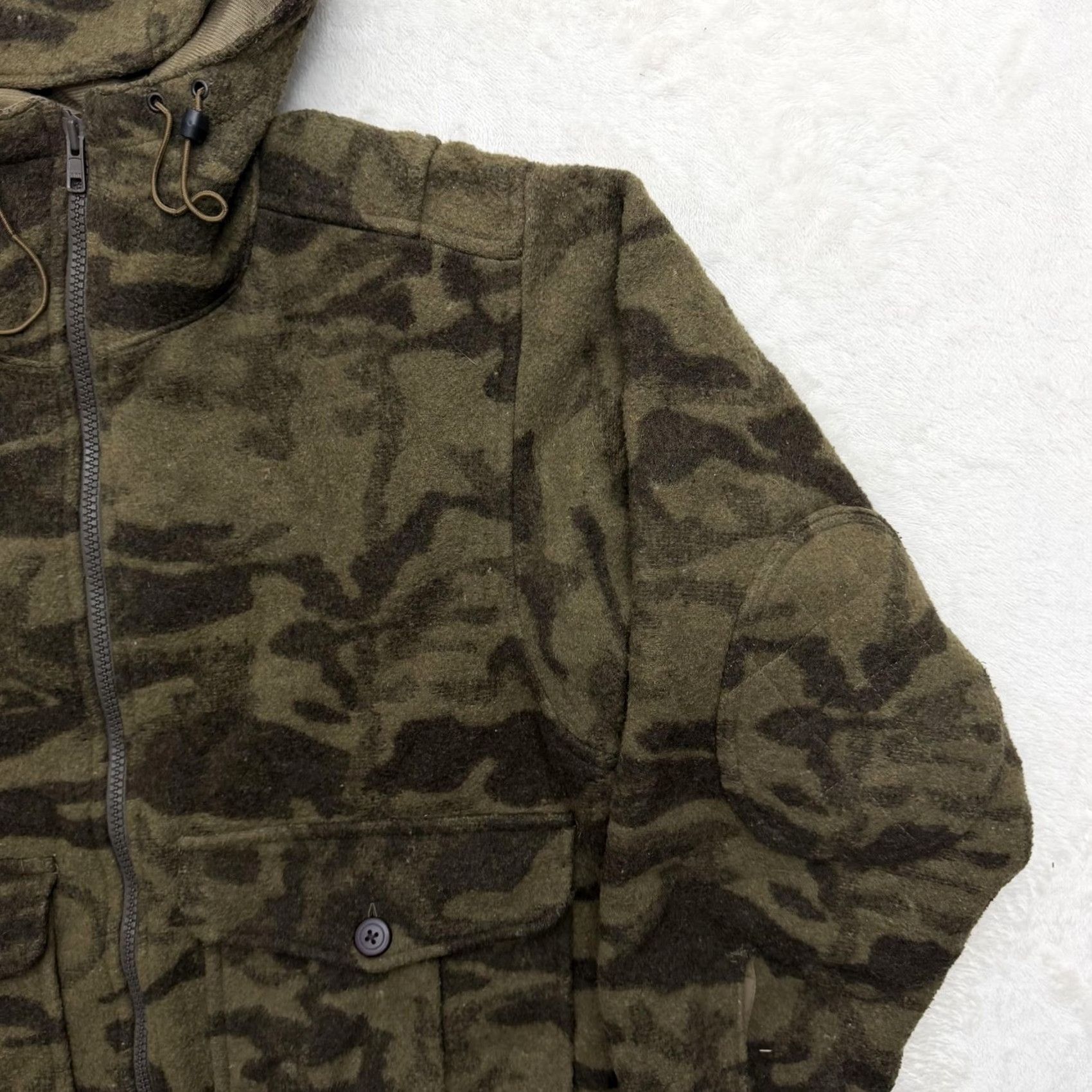 Vintage Columbia Monarch Pass Gallatin Range Jacket Mens Medium Camouflage Wool Hooded Zip Size US M / EU 48-50 / 2 - 3 Thumbnail