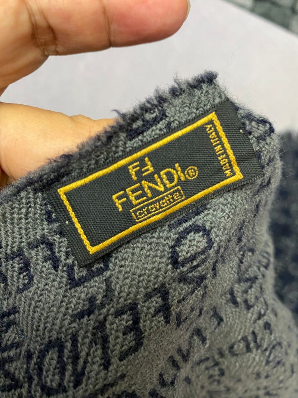 Fendi Vintage Fendi Paris Scarf Size ONE SIZE - 6 Thumbnail