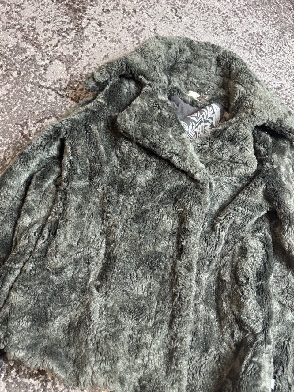 Japanese Brand × Vintage Vintage Y2K Fur Avantgarde Opium Carti Style Jacket Size US M / EU 48-50 / 2 - 8 Thumbnail