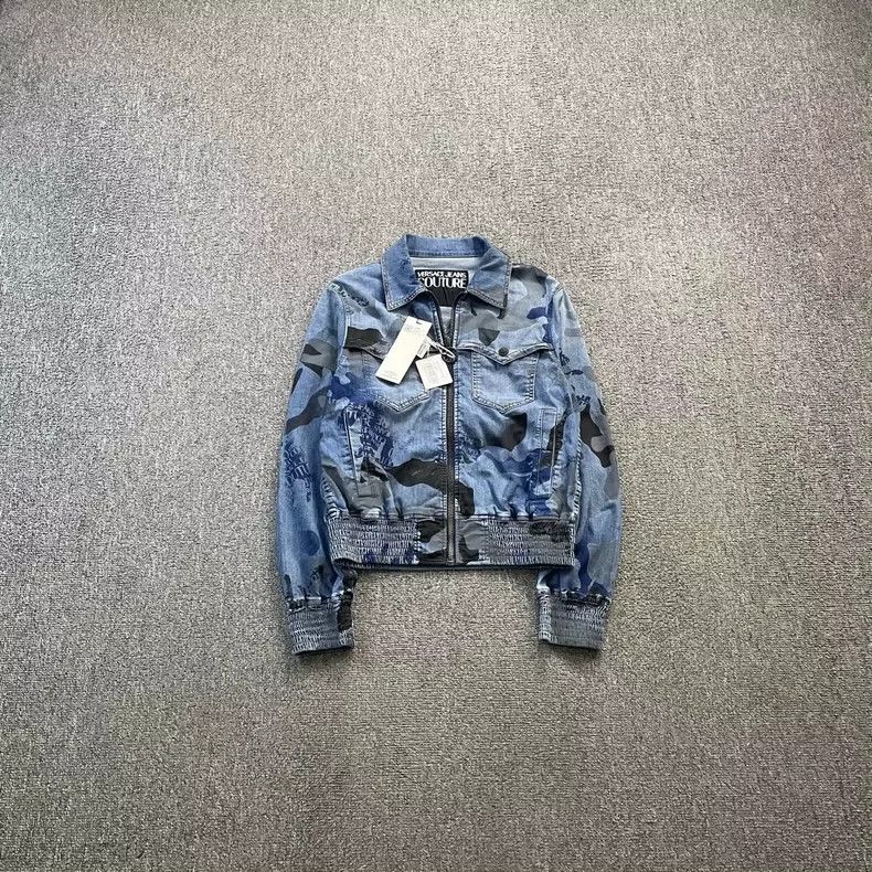 Versace Versace Camouflage denim jacket Size US S / EU 44-46 / 1 - 5 Thumbnail