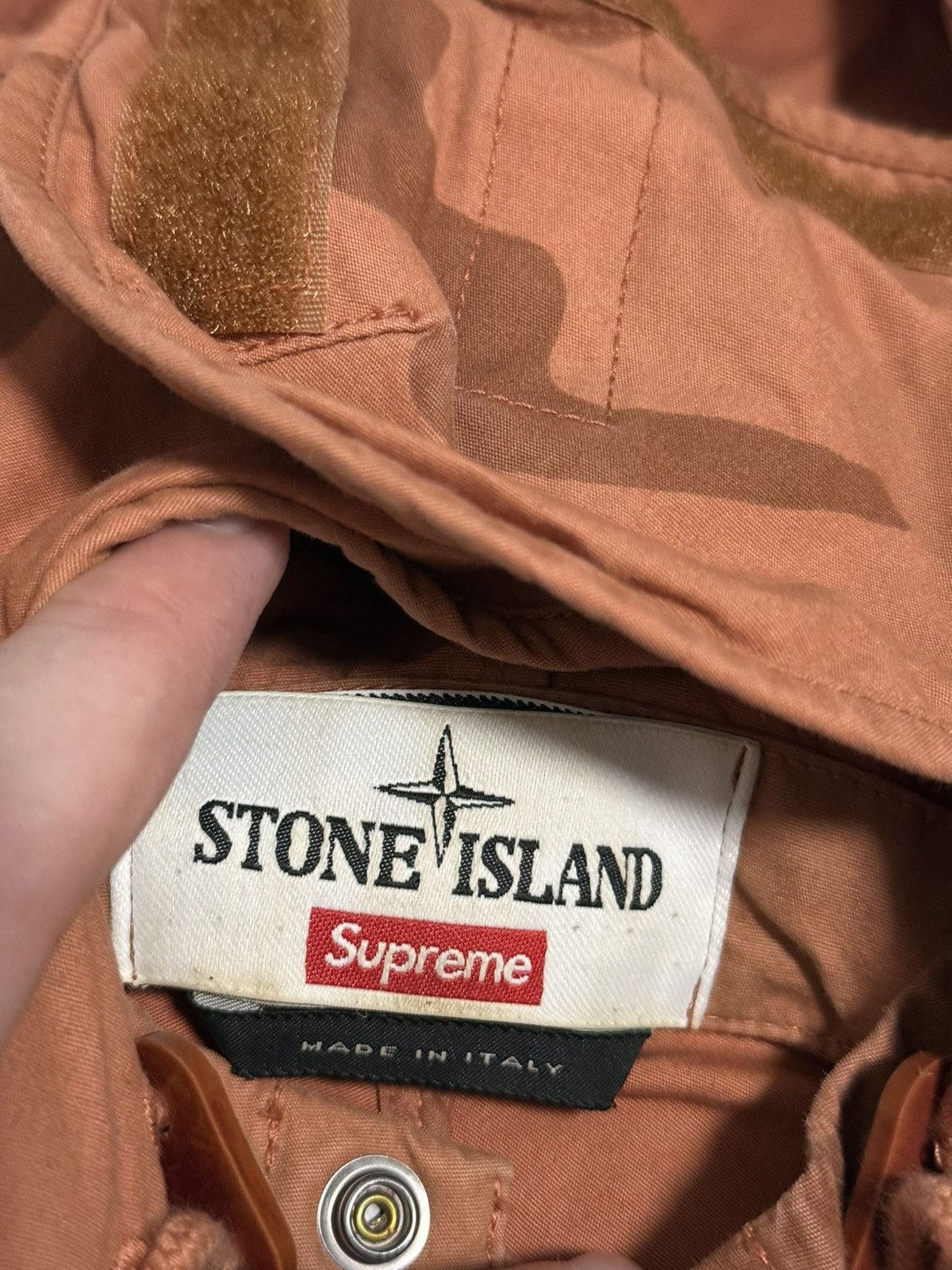 Stone Island × Supreme Supreme stone island Riot mask camo jacket parka coral camo Size US S / EU 44-46 / 1 - 5 Thumbnail