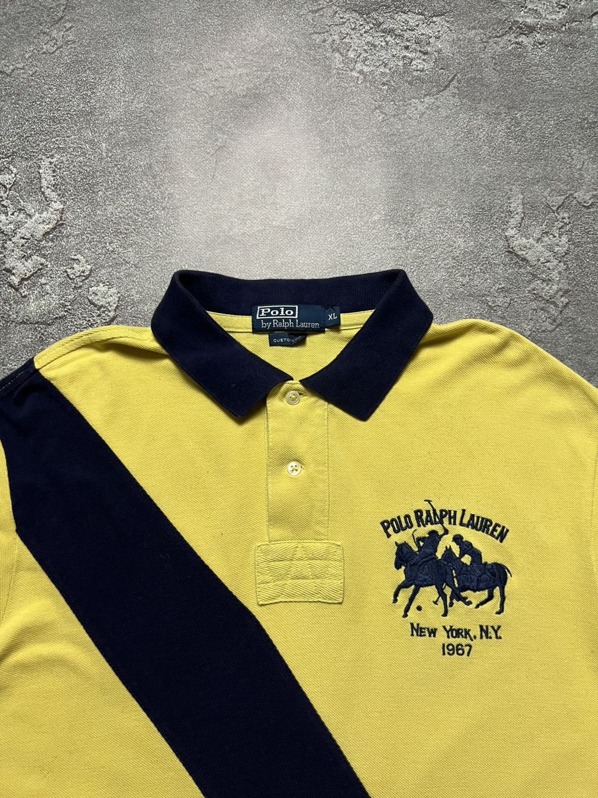 Polo Ralph Lauren Vintage Ralph Lauren Striped Chief Keef Big Pony T-Shirt Xl Size US XL / EU 56 / 4 - 4 Thumbnail