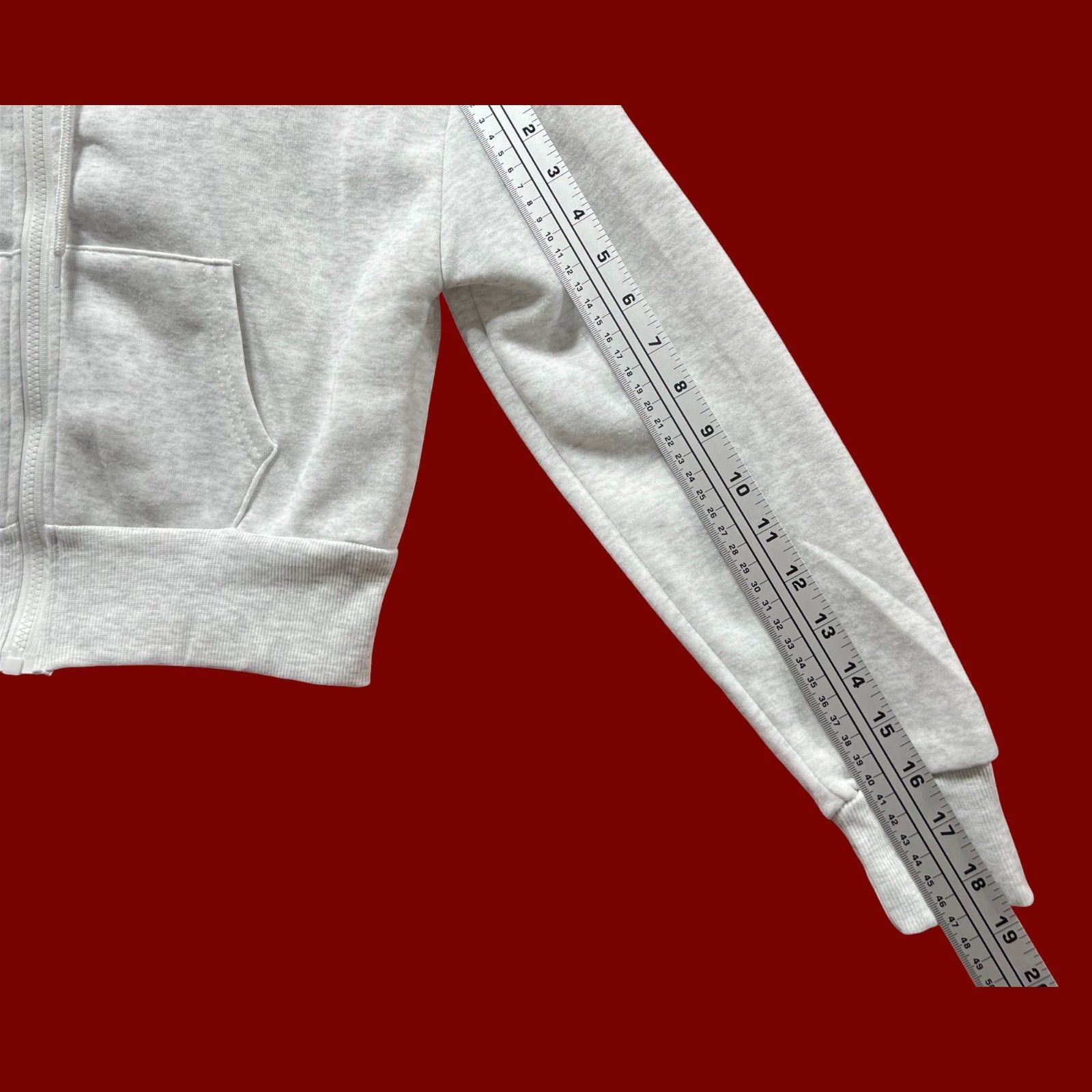 rue21 Rue 21 - Women's Long Sleeve Hooded Sweatshirt - Gray - XXS Size XXS / US 00 / IT 34 - 7 Thumbnail