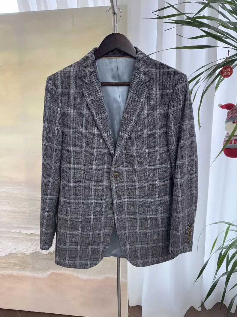 Gucci Gucci Plaid suit 2502-Nextarrow Size 48R - 1 Thumbnail