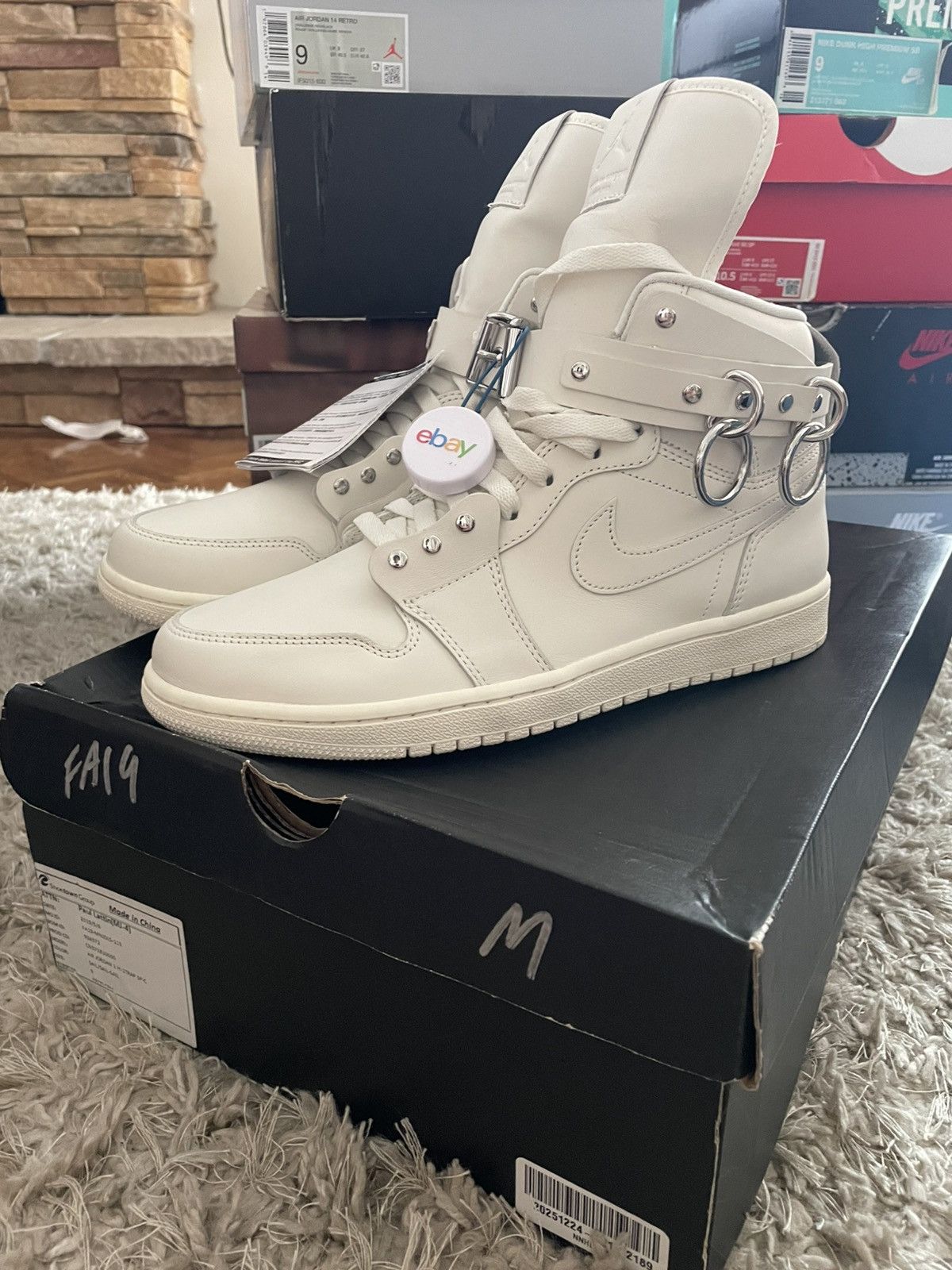 Comme des Garcons × Jordan Brand CDG x Jordan 1 High Sample Release Size US 9 / EU 42 - 1 Thumbnail