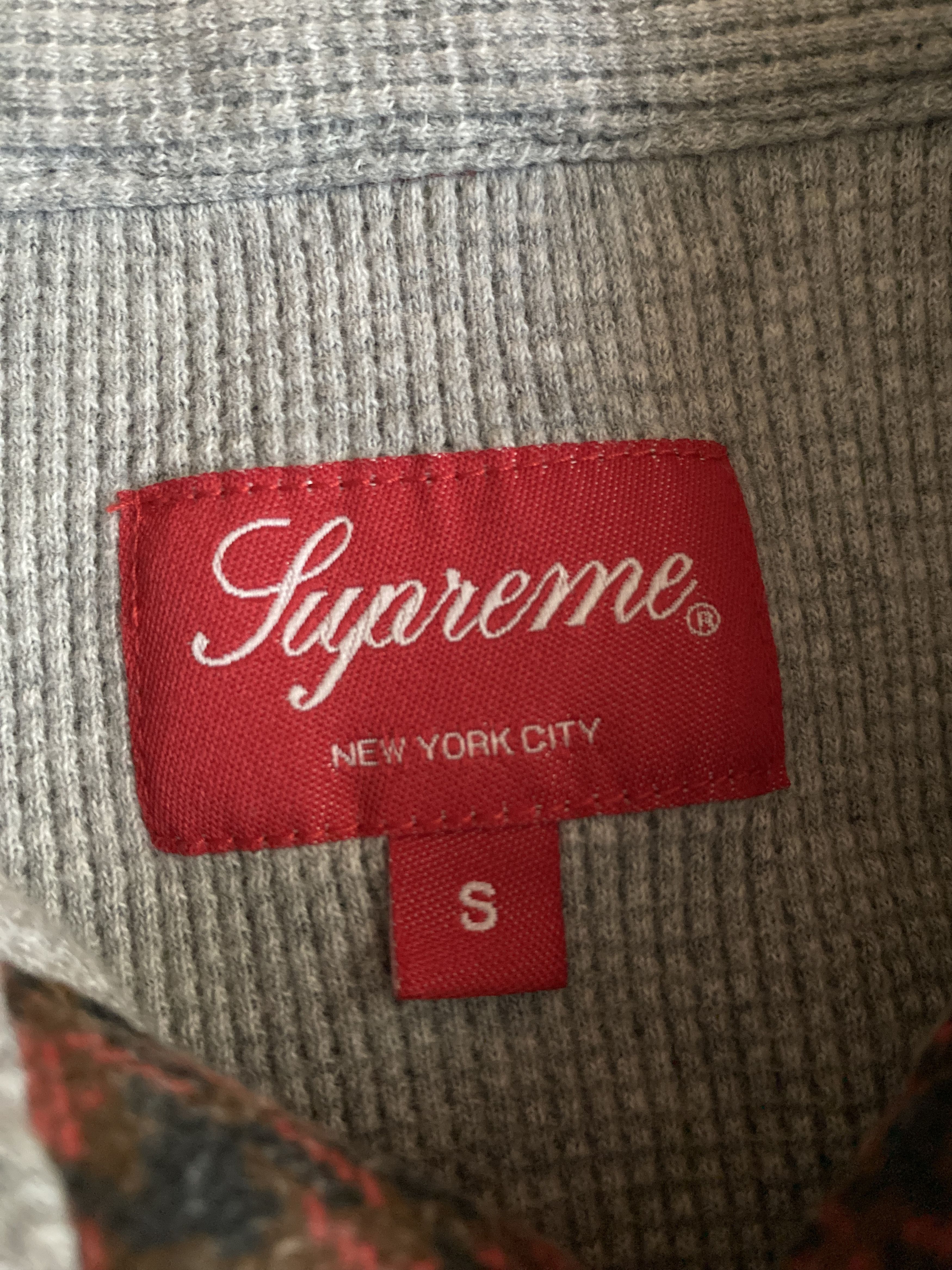 Supreme Houndstooth Flannel Hooded Shirt FW22 Size US S / EU 44-46 / 1 - 5 Thumbnail