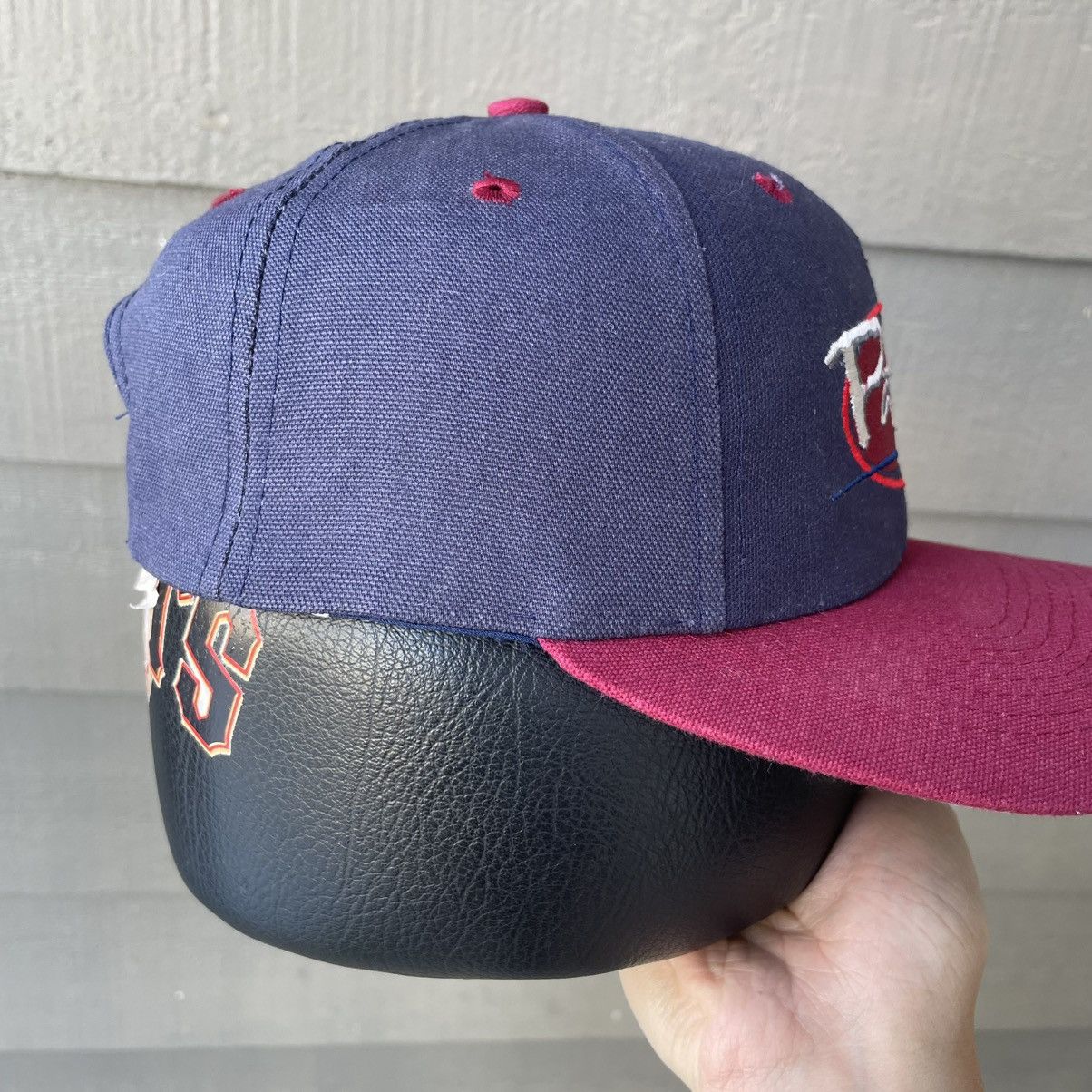 Logo Athletic Vintage New England Patriots Logo Athletic Snapback Hat Size ONE SIZE - 4 Thumbnail