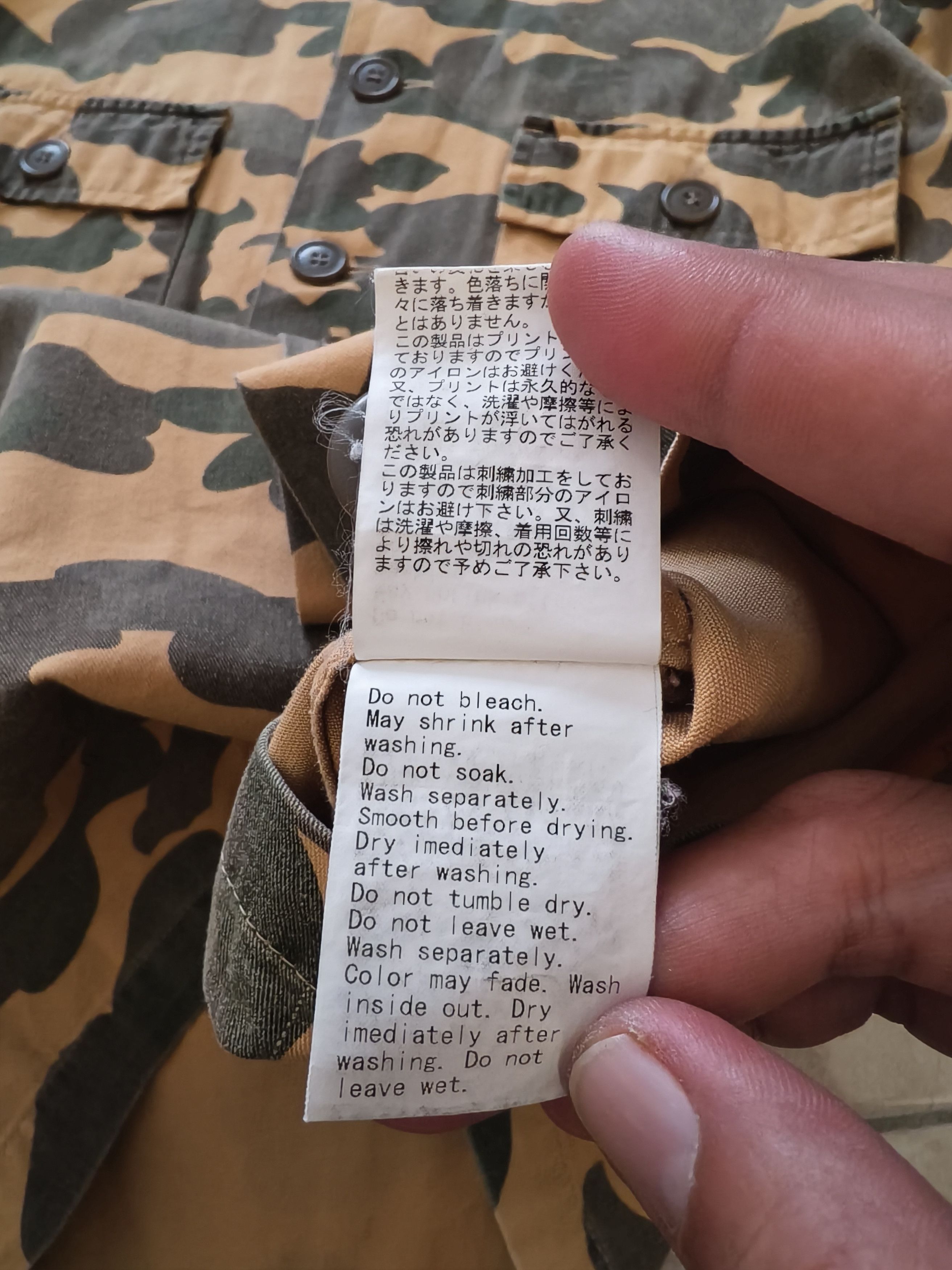 Bape 🔥STEALS🔥Very Rare A Bathing Ape Camo Tactical Jacket Size US M / EU 48-50 / 2 - 9 Thumbnail