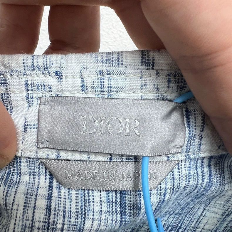 Dior DIOR Logo Long Sleeve Denim Shirt Jacket-2506 Size US M / EU 48-50 / 2 - 3 Thumbnail