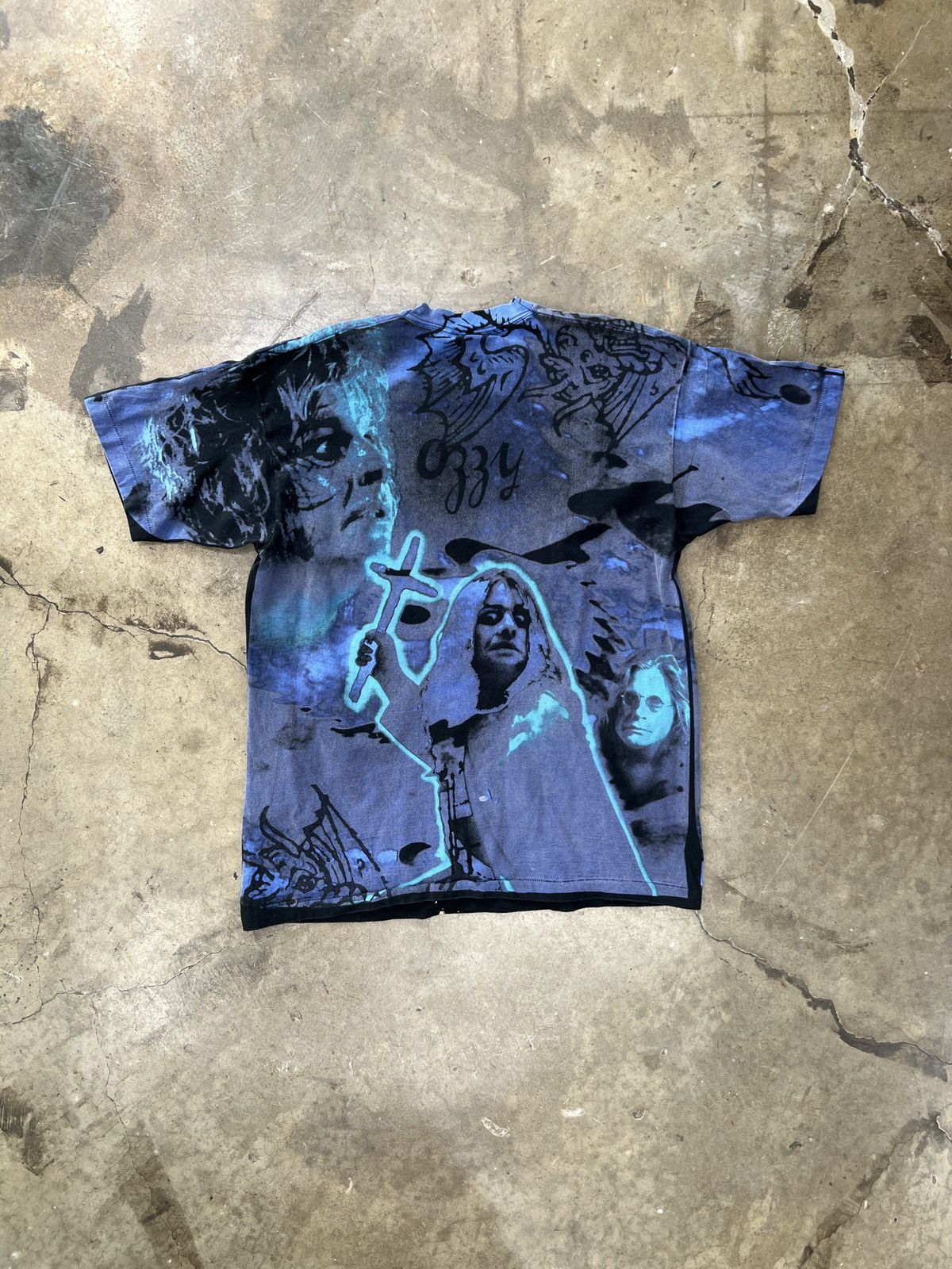Band Tees Vintage AOP 90 Ozzy Osbourne Crones Single Stitch Tee XL Size US XL / EU 56 / 4 - 5 Thumbnail