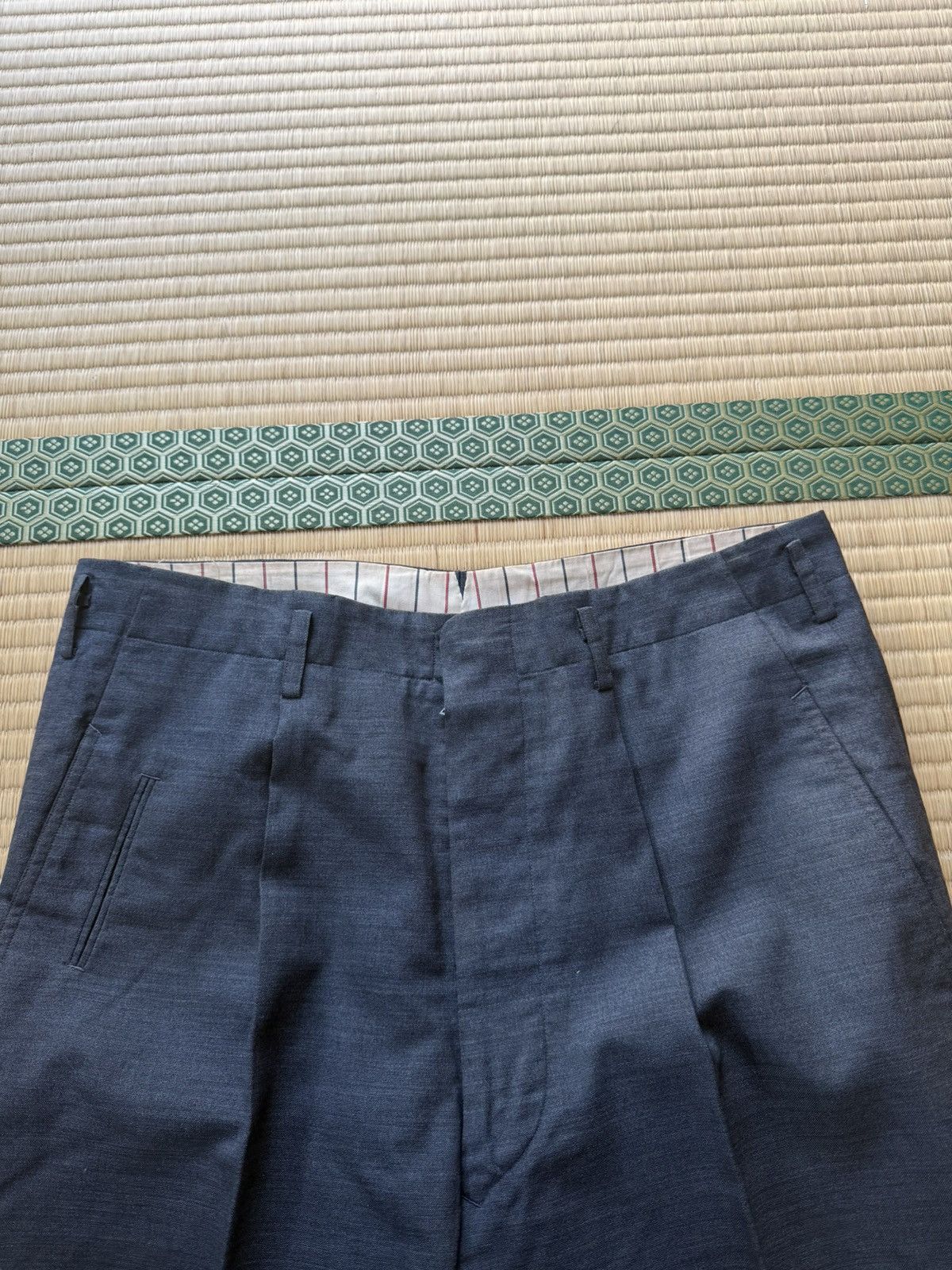 Other Spring&Autumn Vintage Japanese Suit – Tetoron × Nichibo Size 44R - 9 Thumbnail