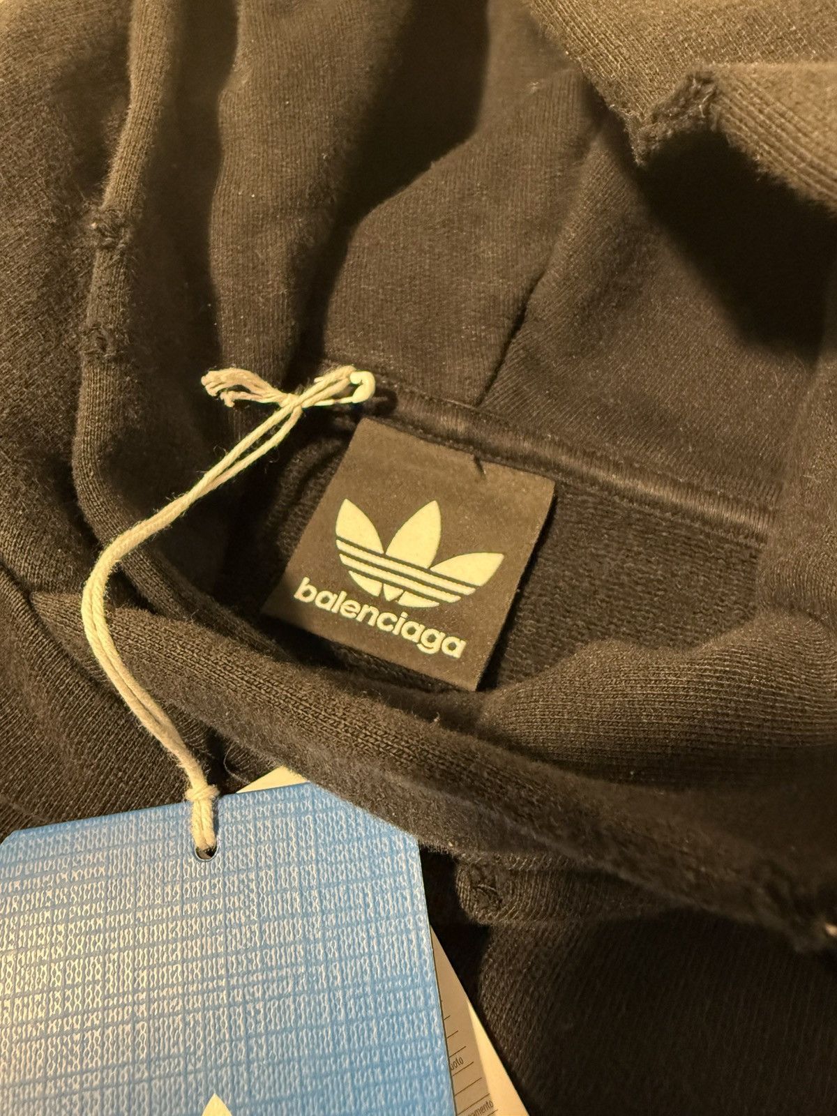 Adidas × Balenciaga Balenciaga x Adidas Black And Red Hoodie Size US XS / EU 42 / 0 - 5 Thumbnail