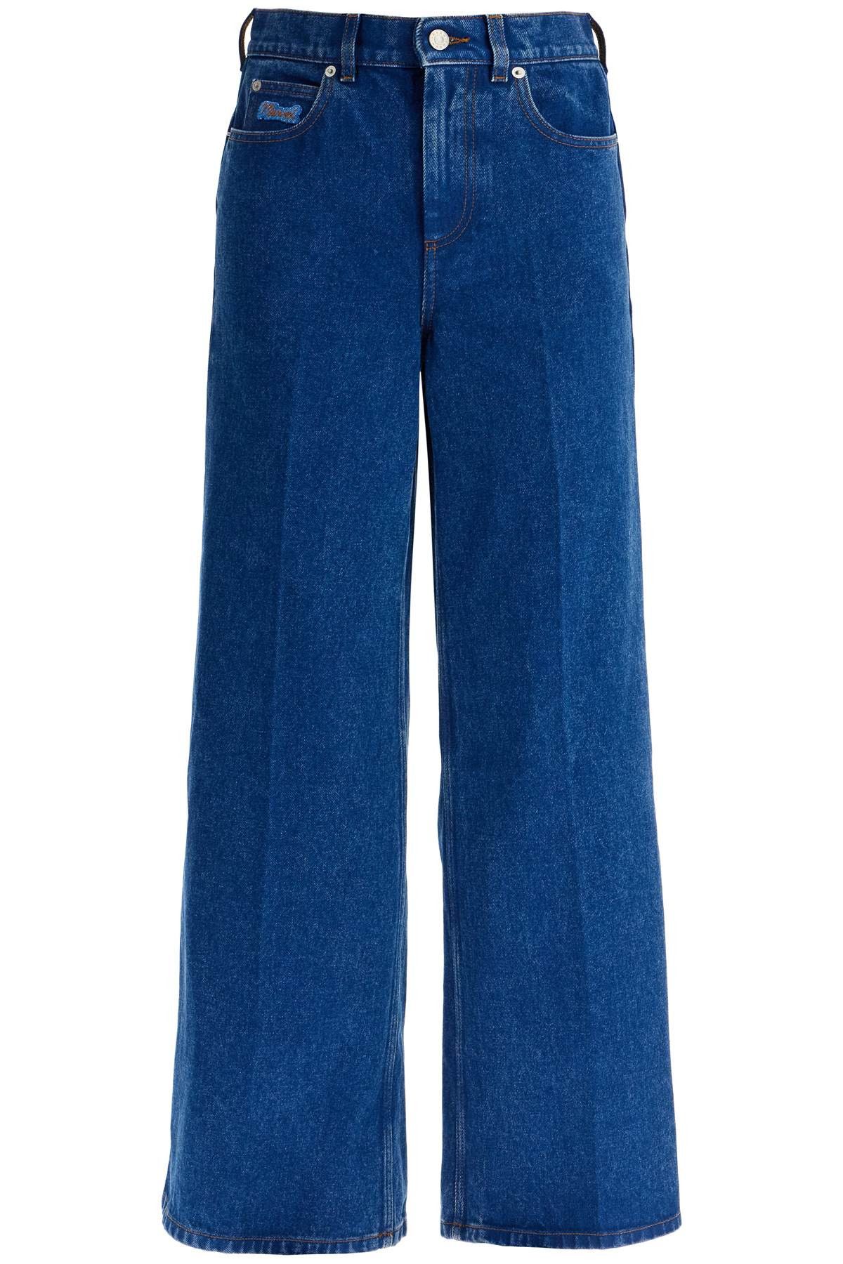 Marni MARNI Wide Flared Leg Jeans With A Size 27" / US 4 / IT 40 - 1 Thumbnail