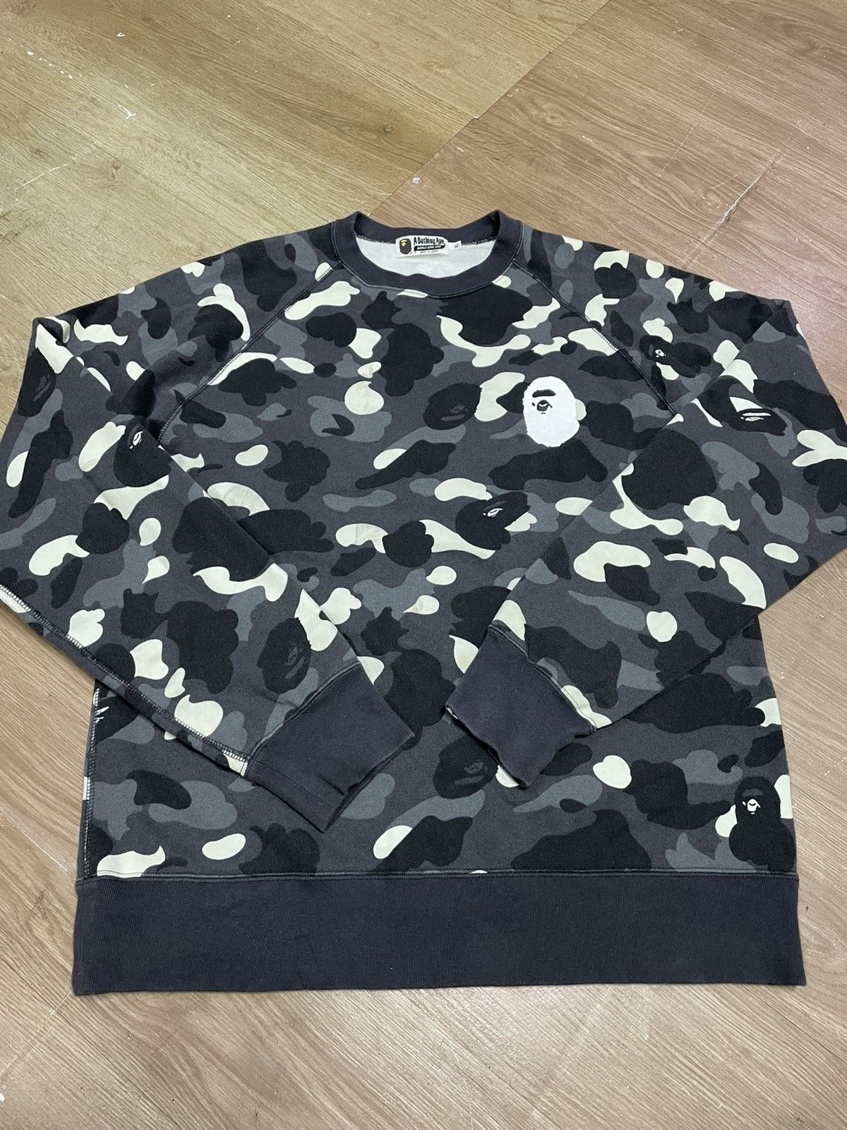 A Bathing Ape camo sweatshirt