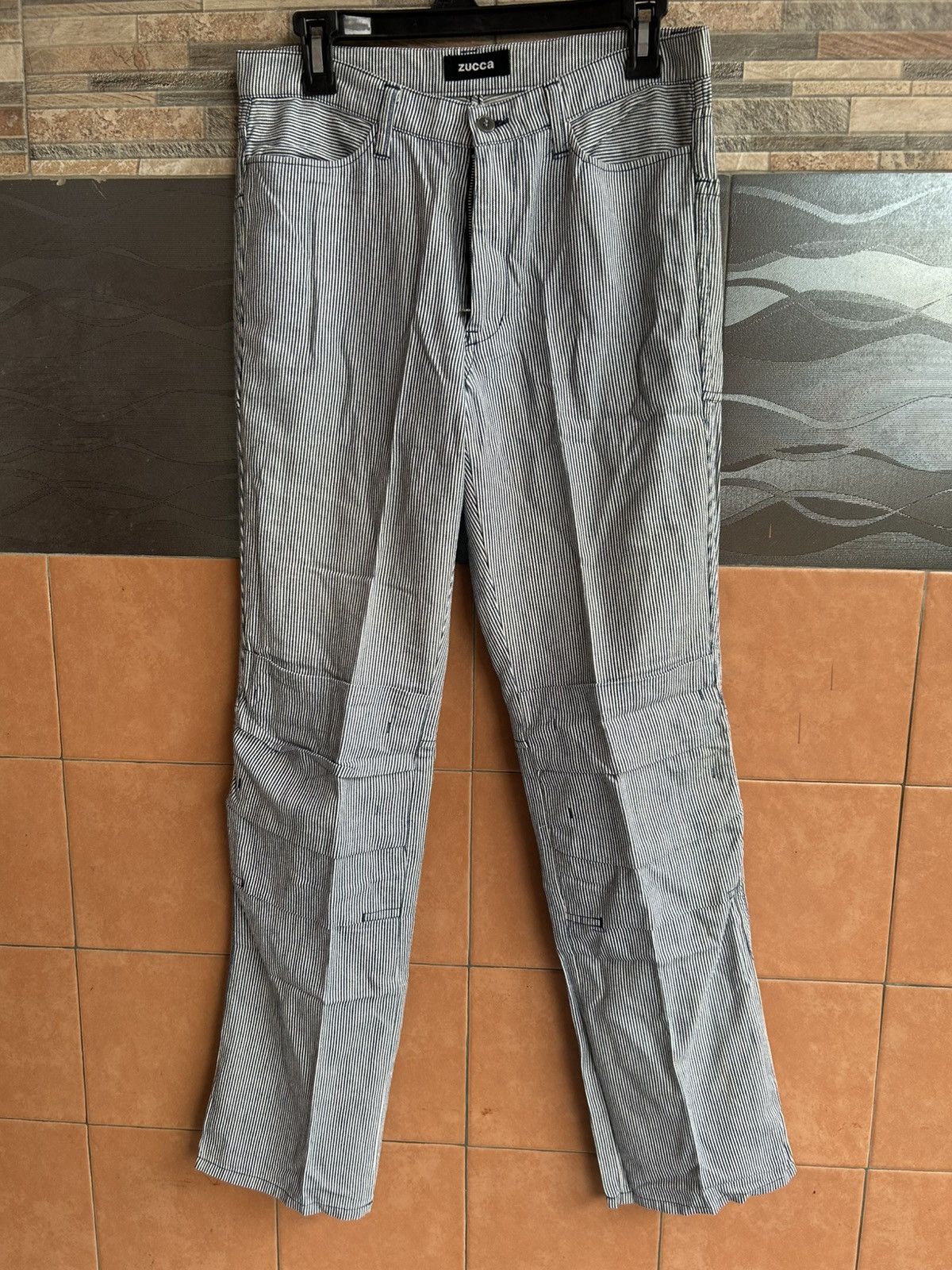 Zucca ZUCCA HICKORY STRIPE DENIM Size US 30 / EU 46 - 1 Thumbnail