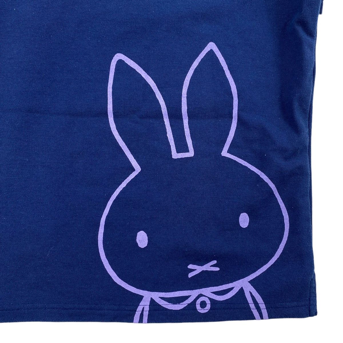 Vintage Vintage MIFFY Embroidered Logo Collar Button Up Navy Short Size M / US 6-8 / IT 42-44 - 4 Thumbnail