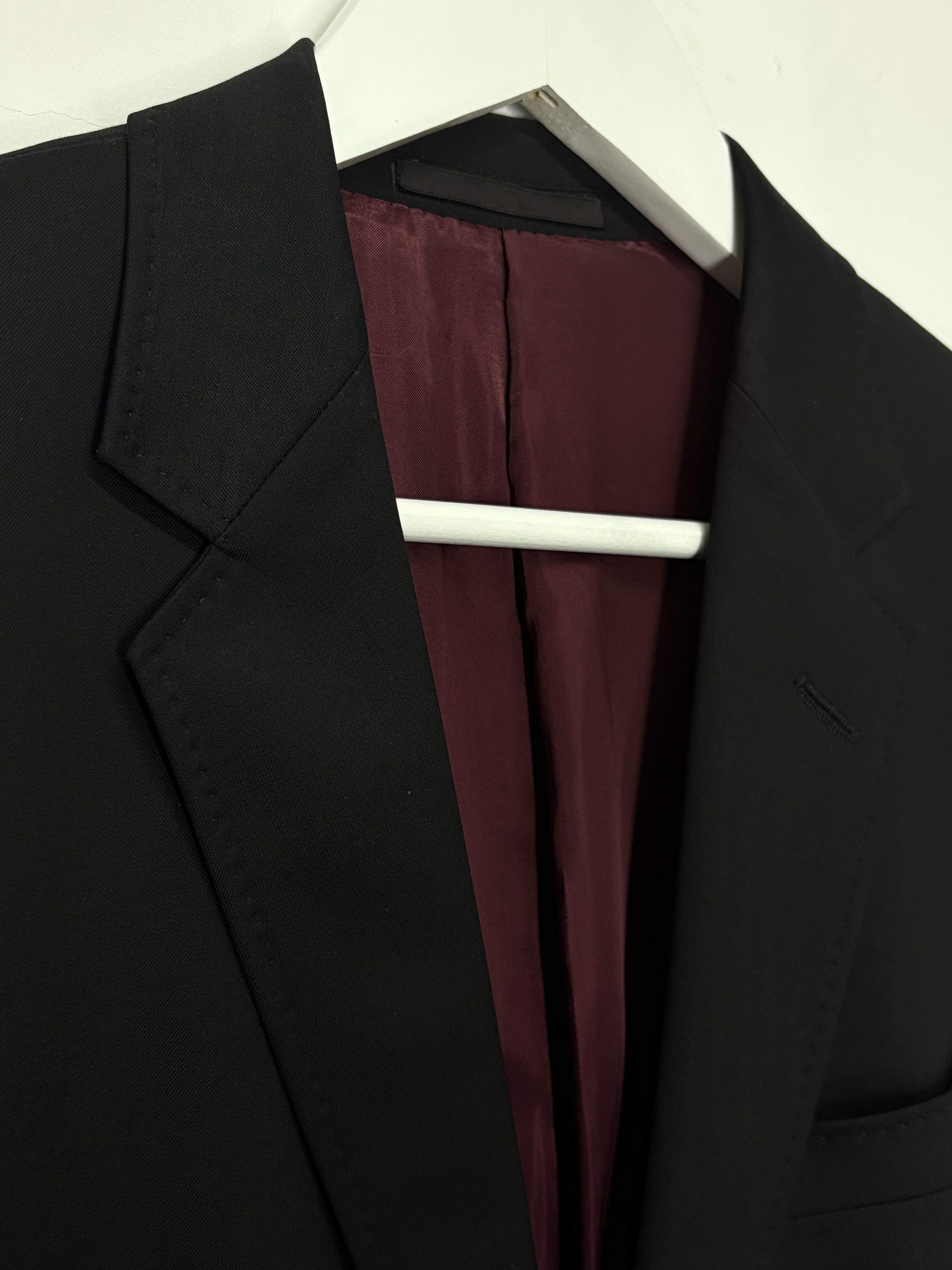 Gucci Gucci Black Wool Blazer Jacket Size 50R - 9 Thumbnail