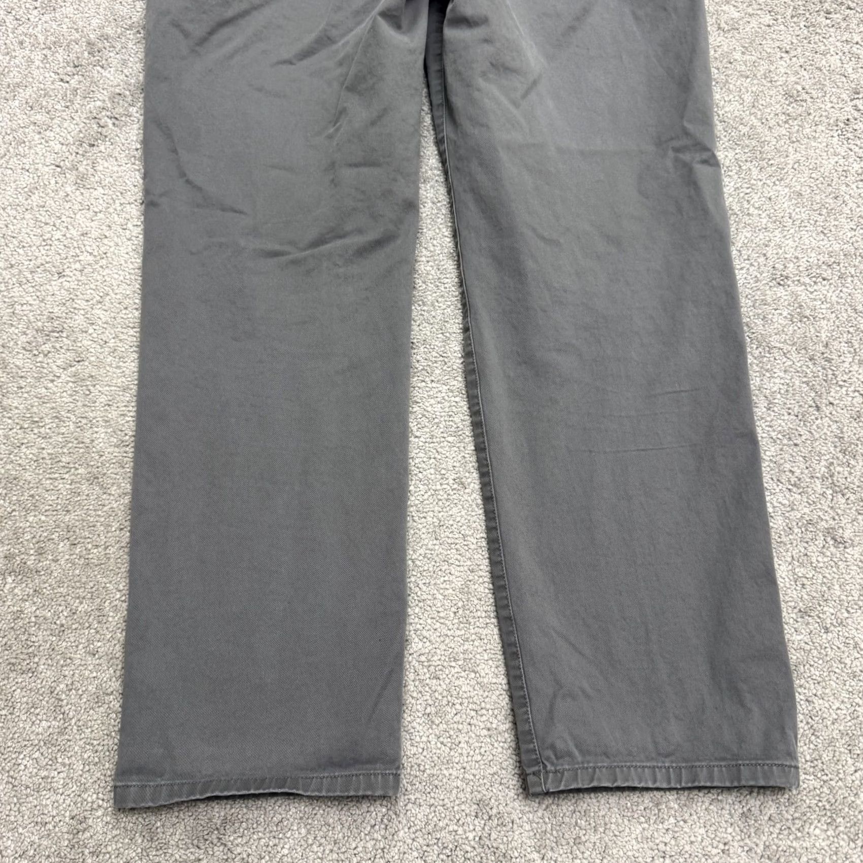 Bonobos Bonobos Slim Fit Chino Pants Mens 32x30 Gray Straight Leg Cotton Casual Preppy Style Size US 32 / EU 48 - 5 Thumbnail