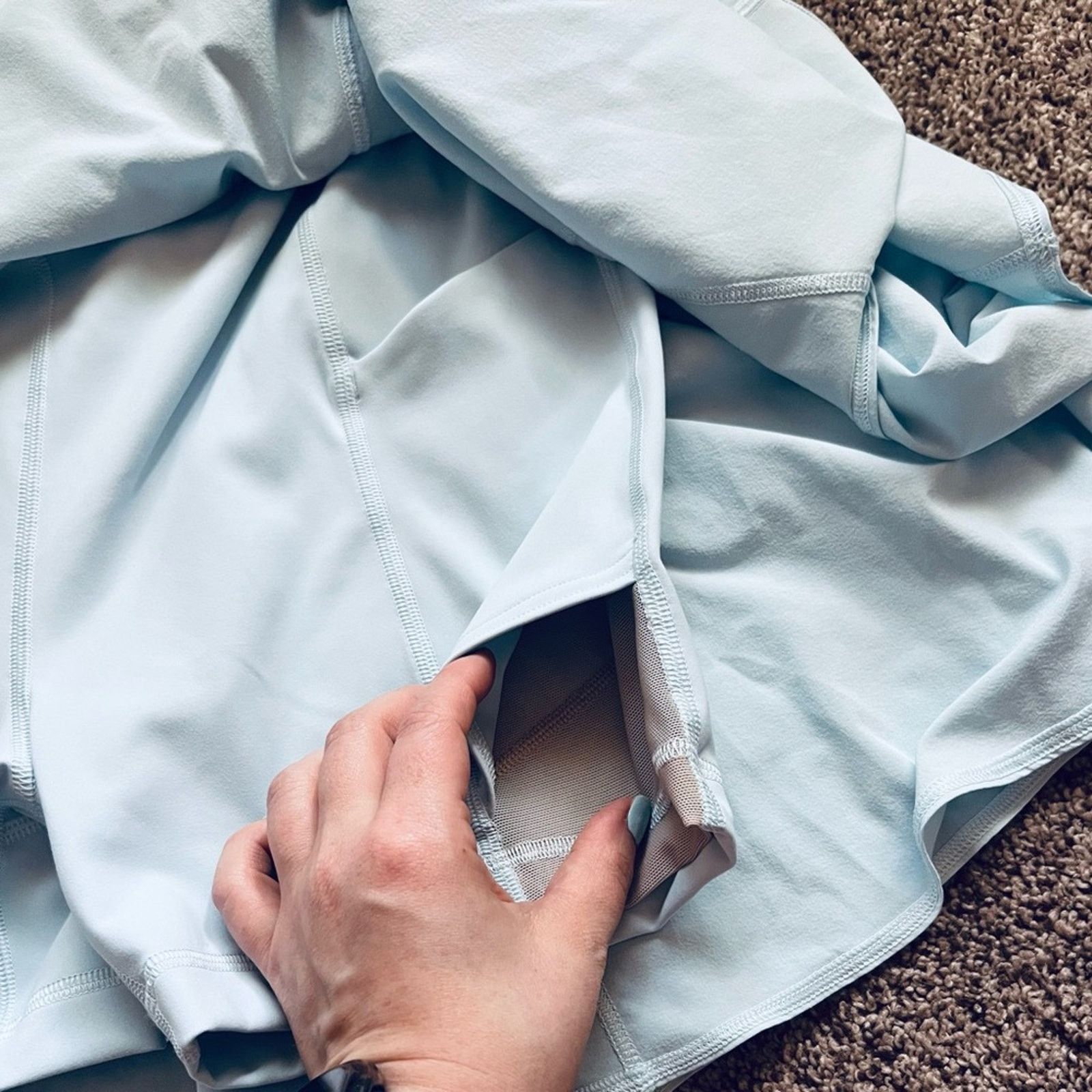 Lululemon Light Blue Lululemon Court Crush Tennis Dress Size S / US 4 / IT 40 - 6 Thumbnail