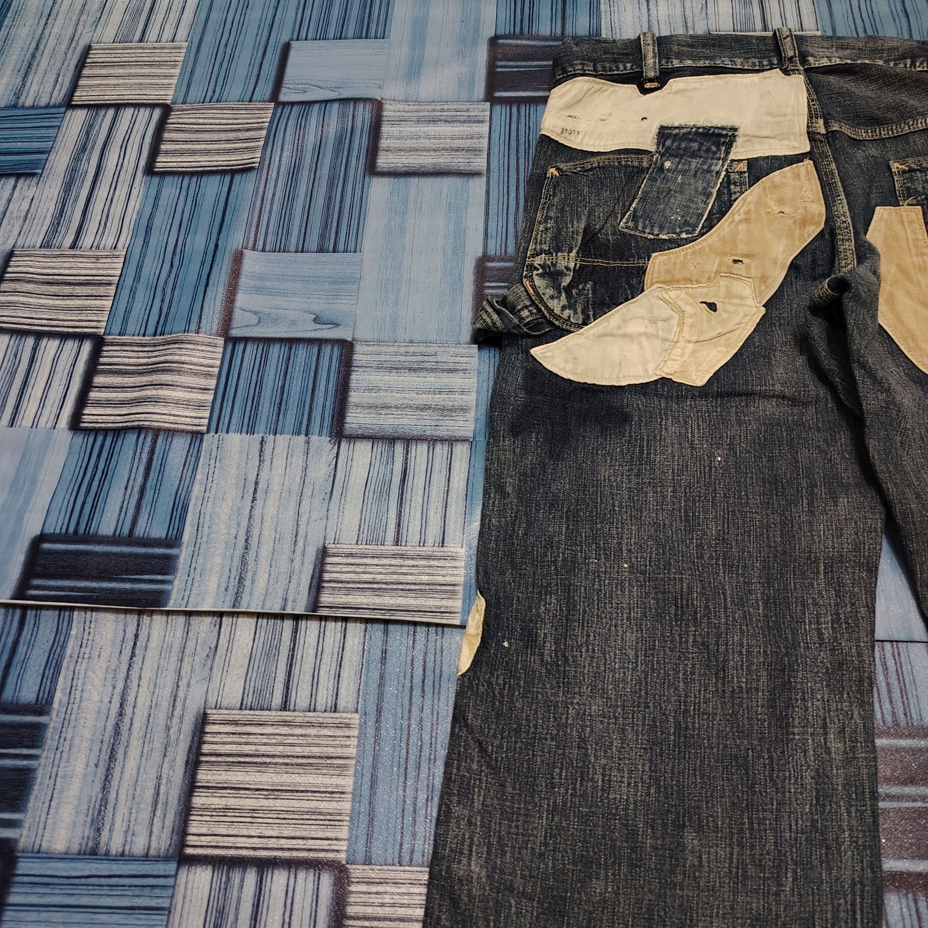 Kapital Kountry 💥Insane💥 Vtg Denim & Dungaree Patchwork design soft denim Size US 30 / EU 46 - 20 Thumbnail