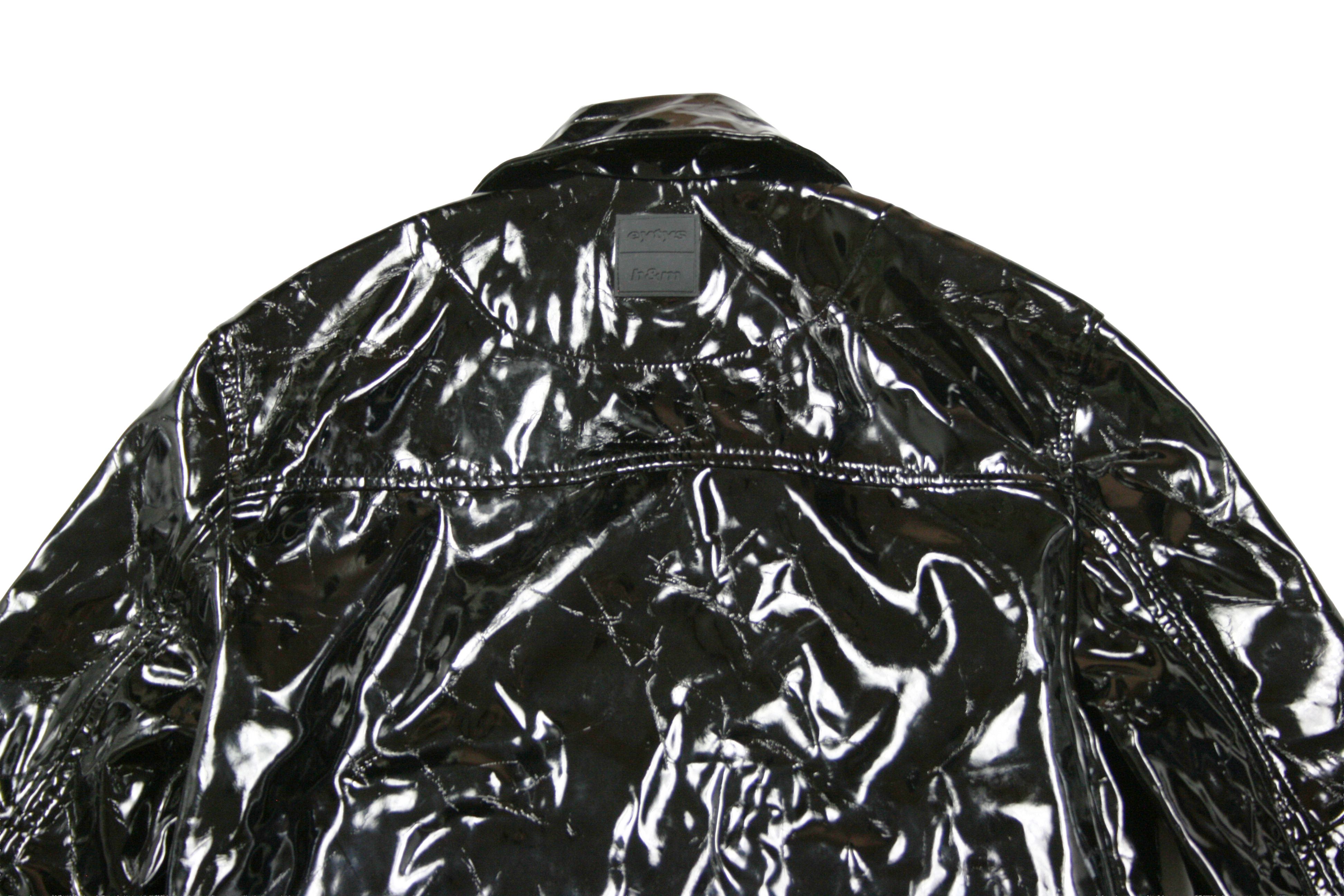 Eytys X H&M Latex Vinyl Patent Jacket Size XS / US 0-2 / IT 36-38 - 4 Thumbnail