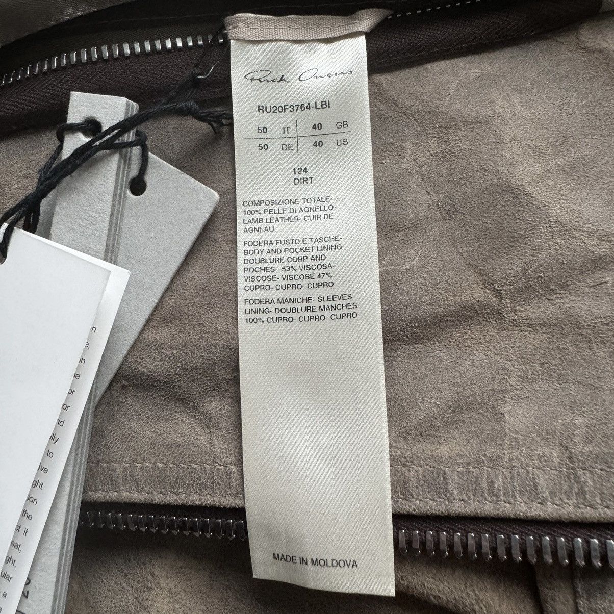 Rick Owens Rick Owens FW20 Blistered Lamb Leather Stooges Jacket Size US M / EU 48-50 / 2 - 13 Thumbnail