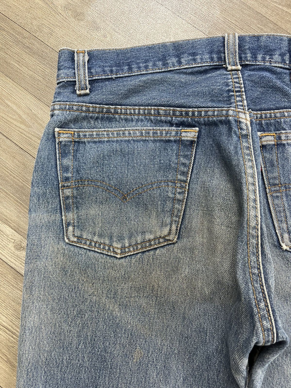 Levi's Vintage Clothing 🇺🇸1990s Vintage Levis 501 31x36 Straight Leg Blue Jeans Size US 30 / EU 46 - 11 Thumbnail