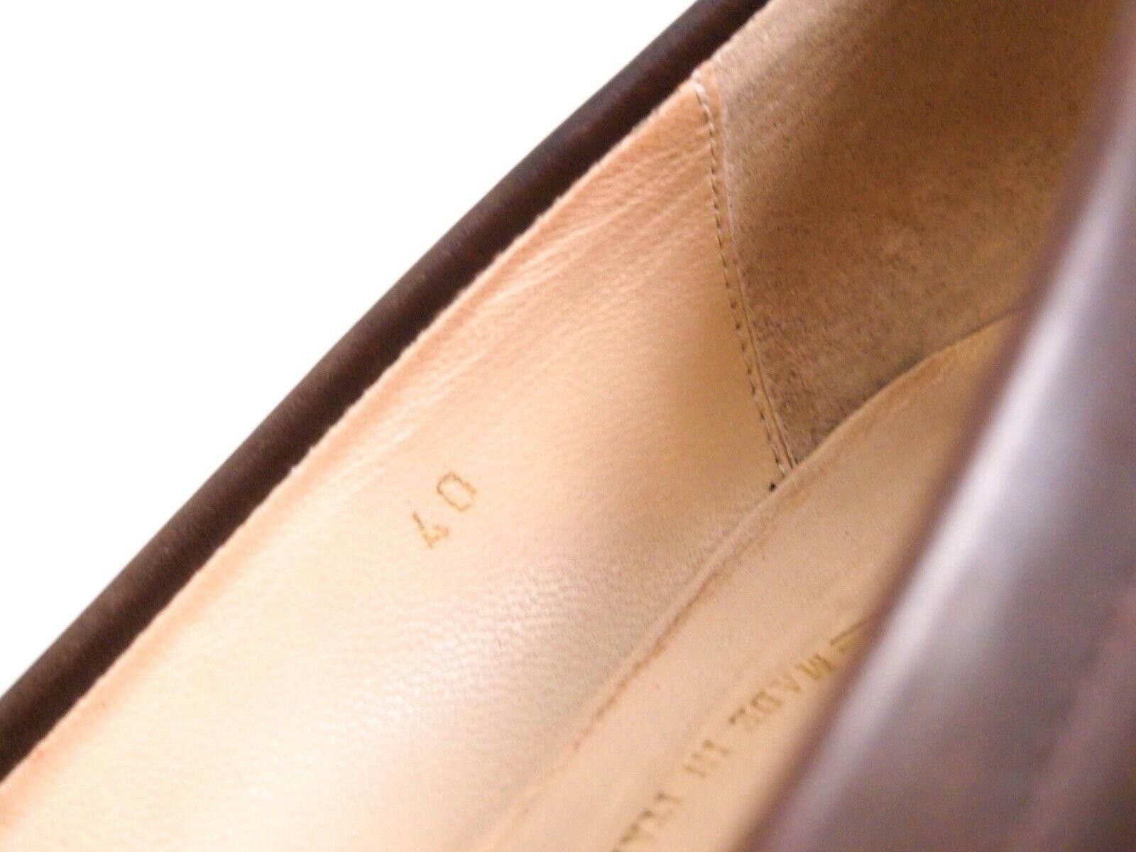 Tod's Tod's Mid Heels Pumps Brown Leather US 10 EU 40 Size US 10 / IT 40 - 6 Thumbnail