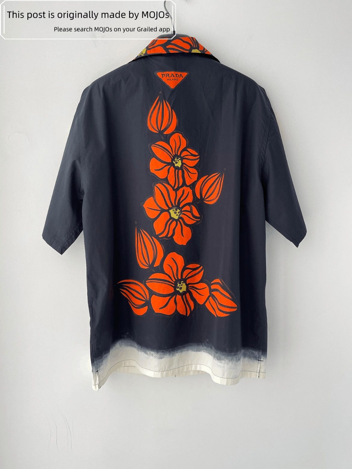 Prada Prada Flower Print Hawaii Shirt Size US L / EU 52-54 / 3 - 3 Thumbnail