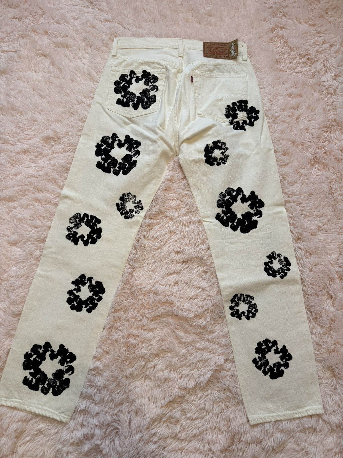 DENIM TEARS Denim Tears Jean White/Black Size US 32 / EU 48 - 2 Thumbnail