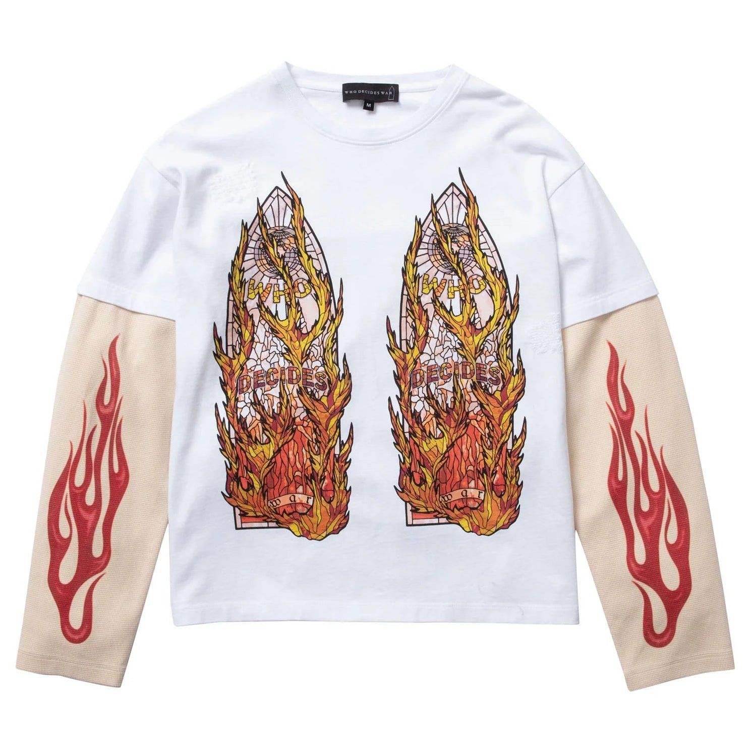 Who Decides War Flame Glass Double Jersey Cloud/Multi Size US XL / EU 56 / 4 - 1 Preview
