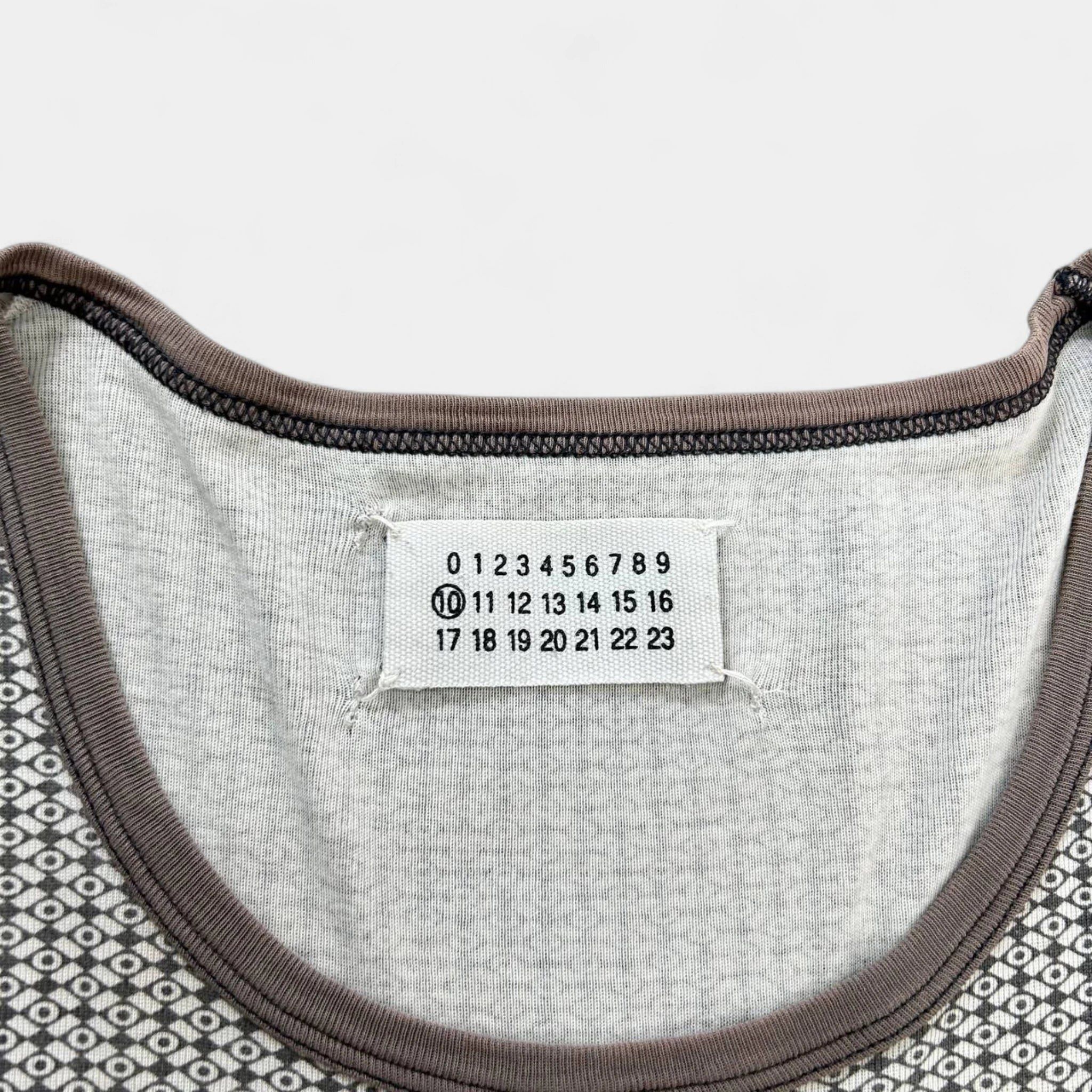 Maison Margiela Maison Margiela MM10 Classic Brown Pattern T-Shirt Size US S / EU 44-46 / 1 - 3 Thumbnail