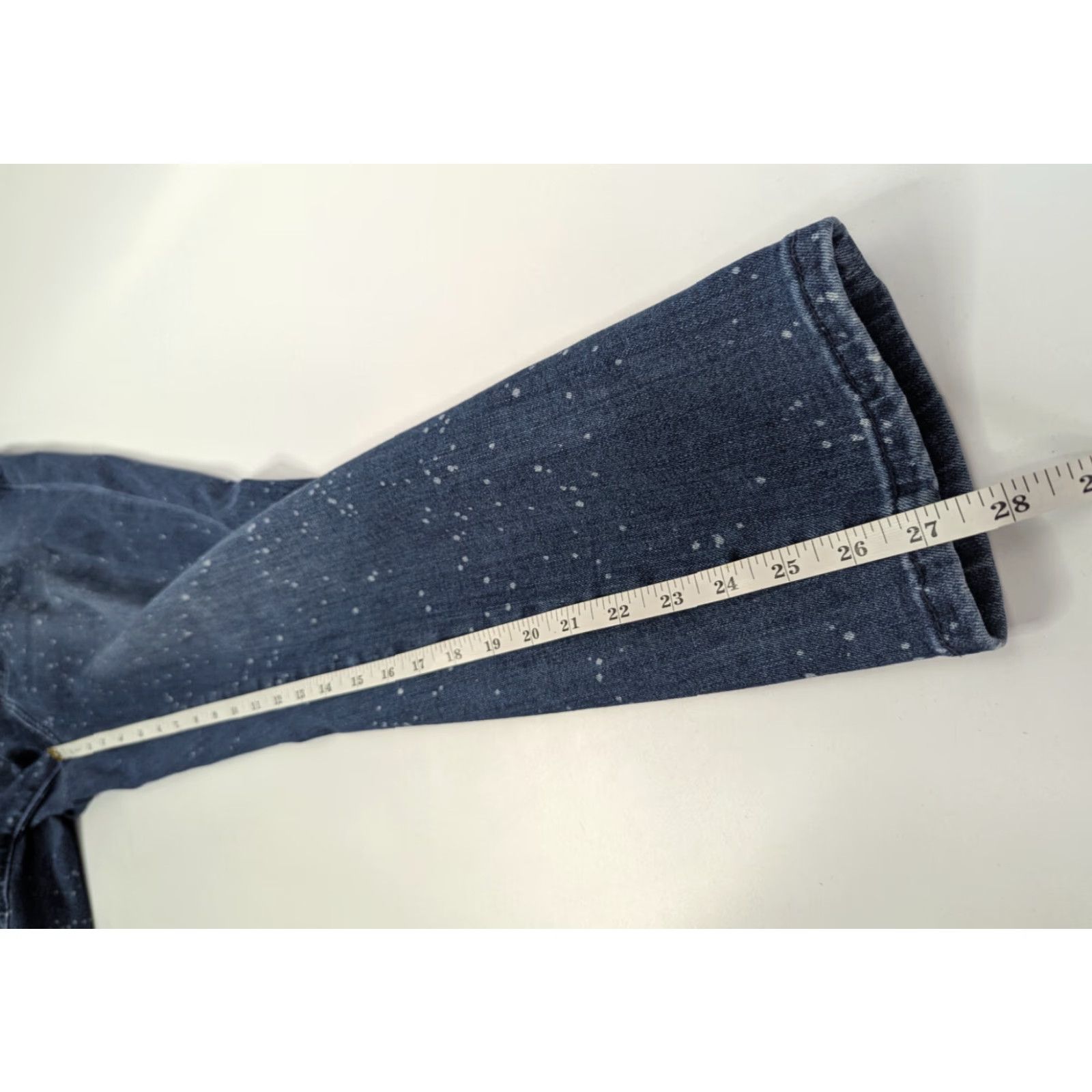 Vintage Judy Blue Jeans Women 13/31 Relaxed Fit Denim 5-Pocket Stretch Medium Wash Speckled JB88226 Size 34" / US 12 / IT 48 - 5 Thumbnail