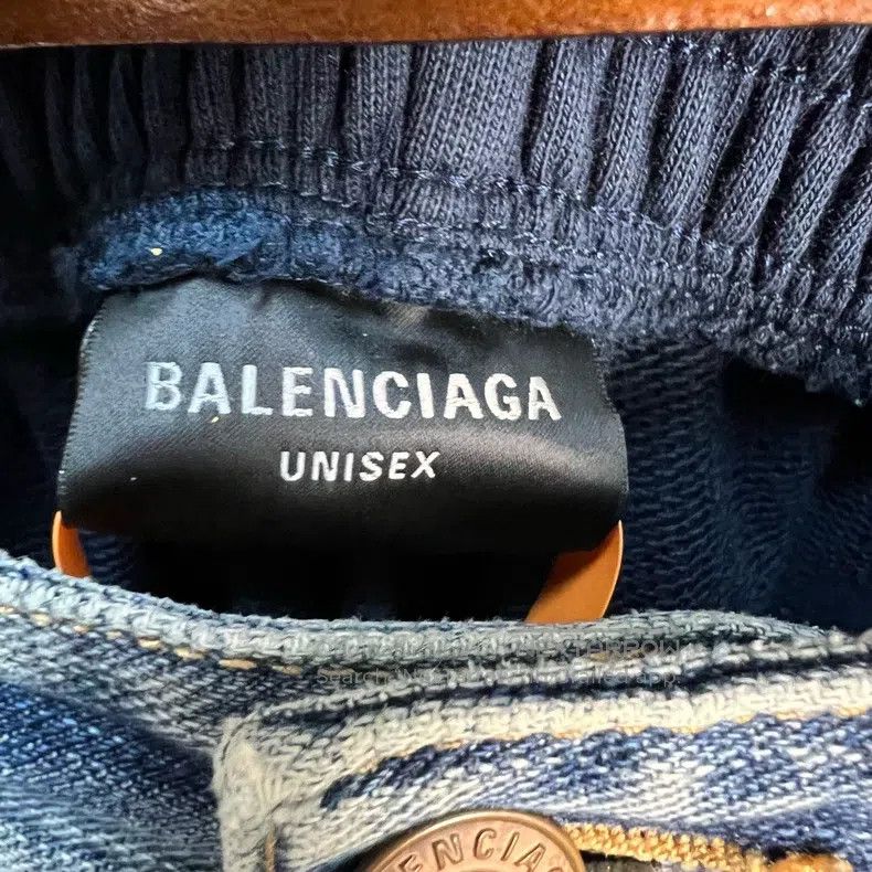Balenciaga Balenciaga size XS Hybrid Denim Sweatpants with Front and Size US 27 - 3 Thumbnail