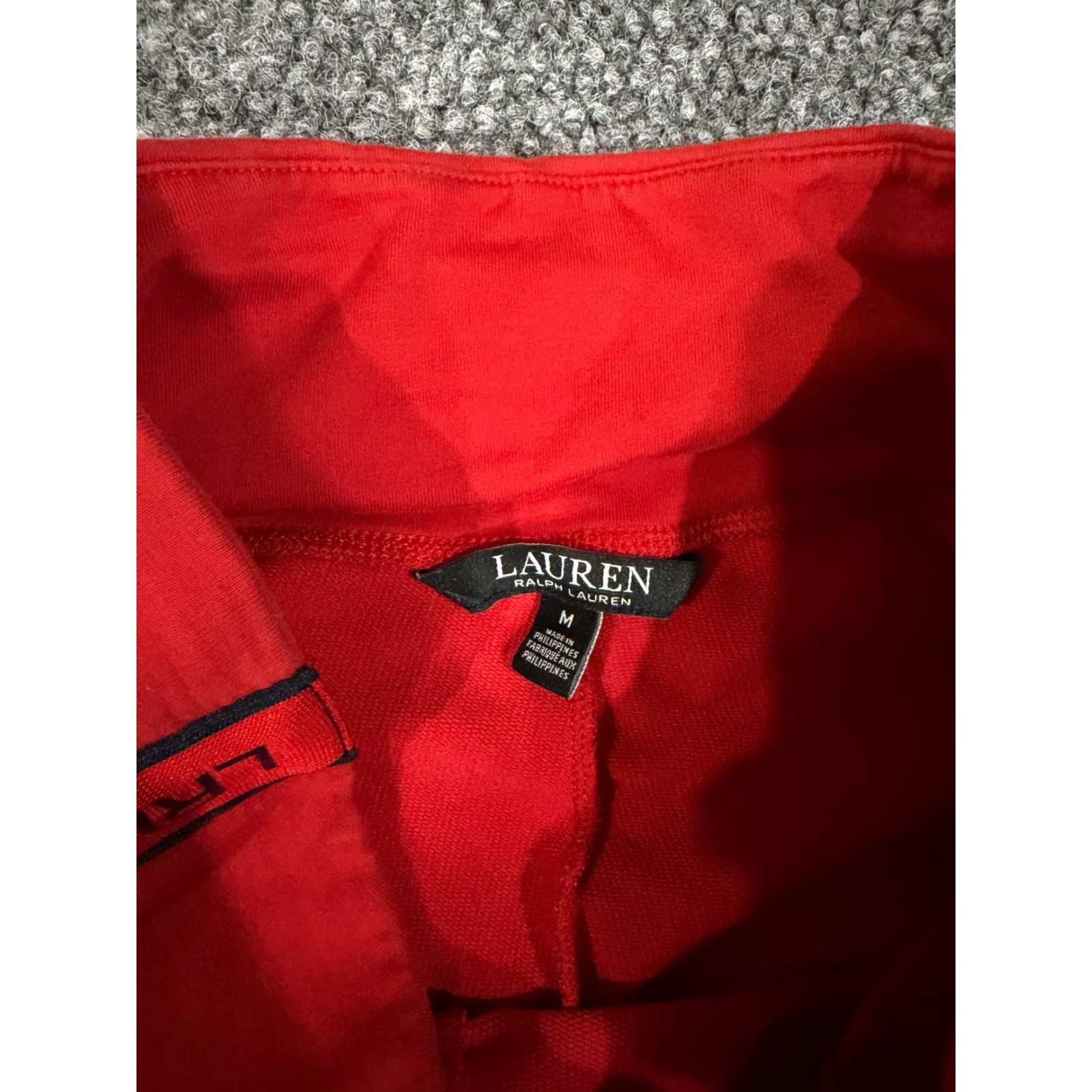Ralph Lauren Lauren Ralph Lauren Leggings Womens Medium Red Logo Athletic Pants Pull On Ankle Stretch Breathable Elastic Waist Size 32" / US 10 / IT 46 - 5 Thumbnail