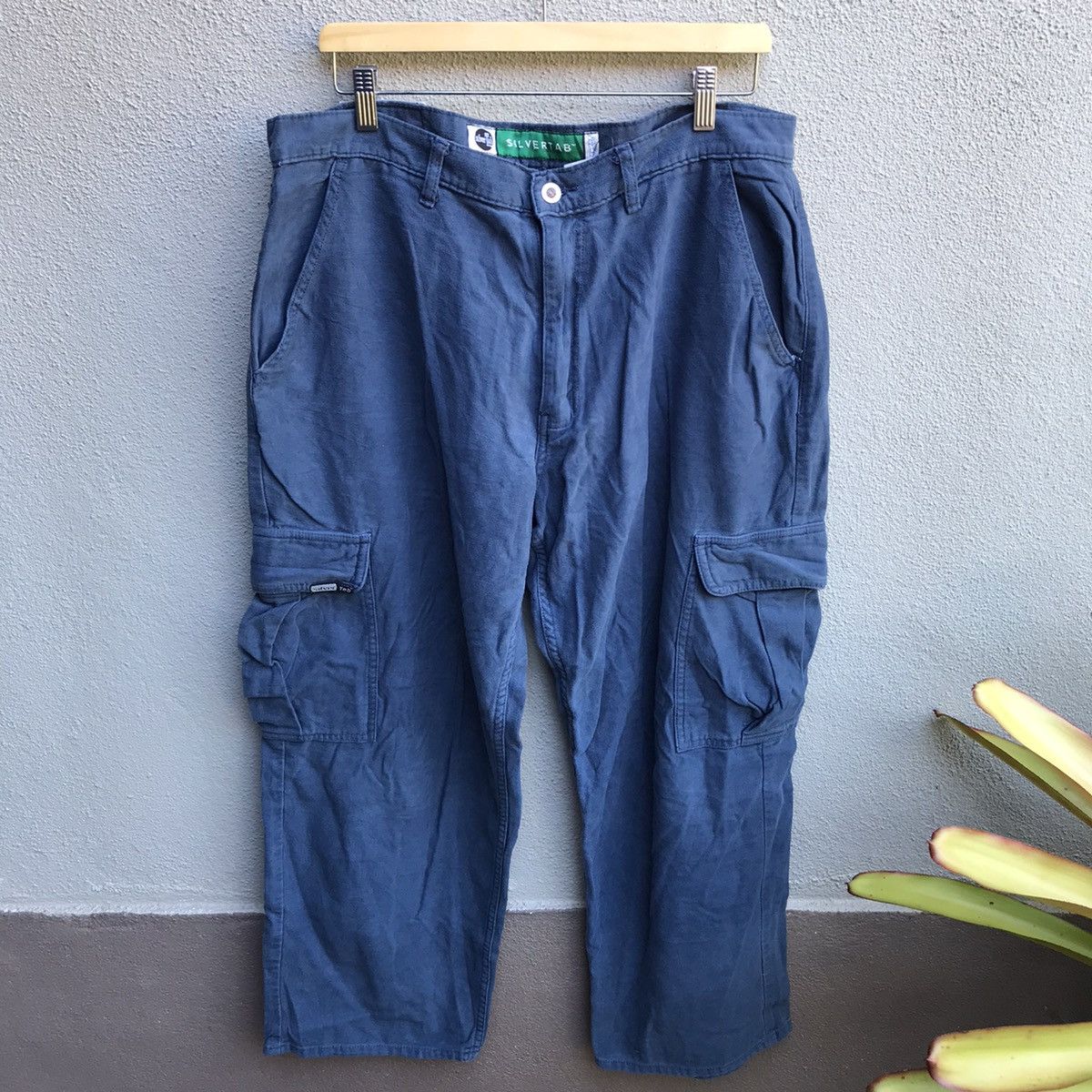 Levi's Vintage LEVIS Silvertab cargo pants loose baggy Size US 35 - 1 Thumbnail